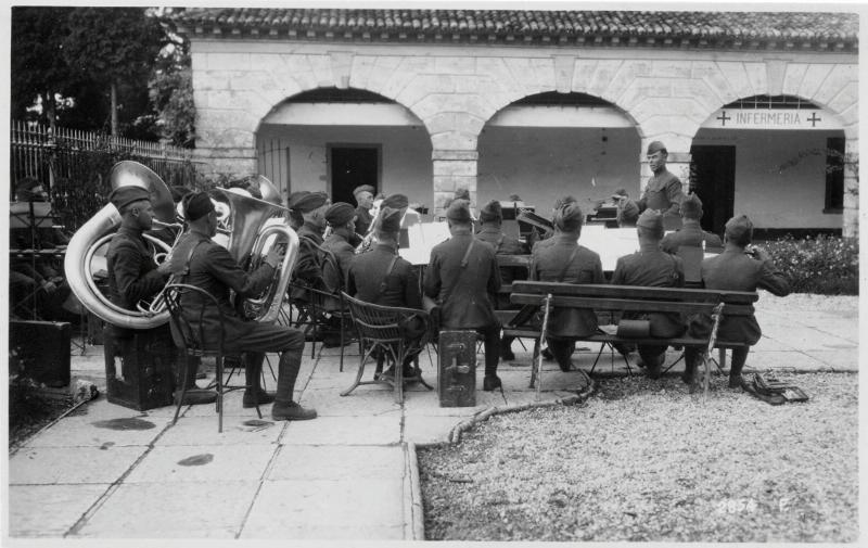 Piave - Bande di reggimento - 1918 (positivo) di Marzocchi, Luigi (primo quarto XX)