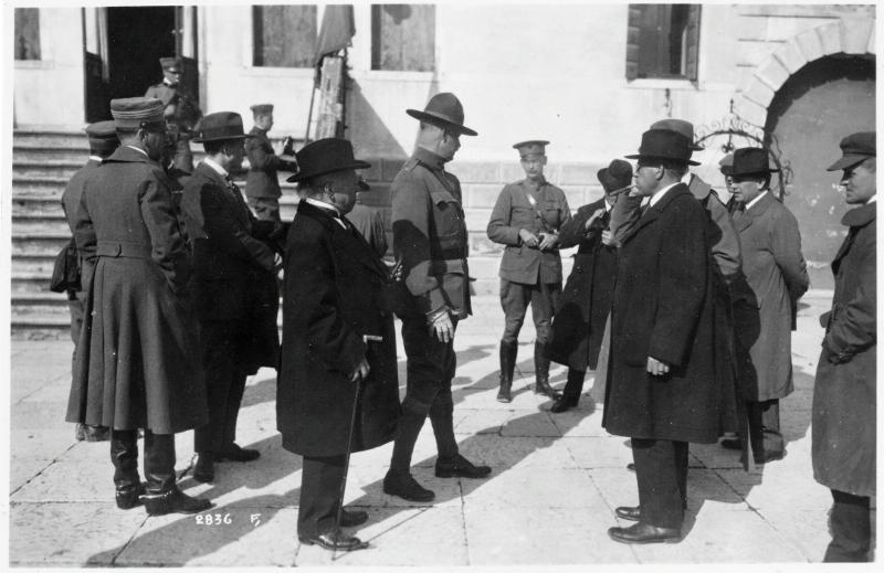 Piave - Comandi Americani - 1918 (positivo) di Marzocchi, Luigi (primo quarto XX)