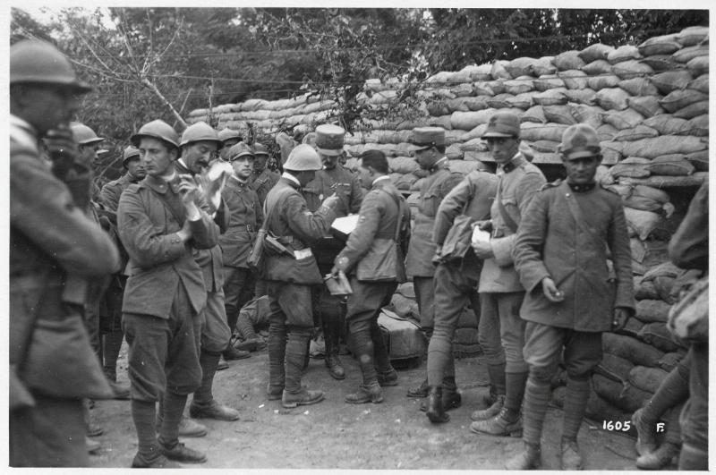 Veneto - Caposile - Musile - comandi - ordini - 1918 (positivo) di Marzocchi, Luigi (primo quarto XX)