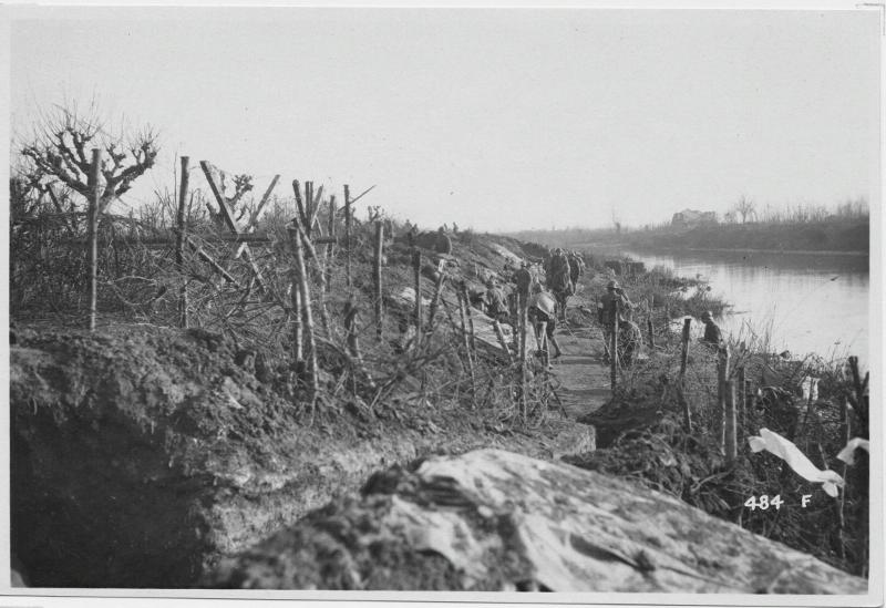 Caposile - lavori - costruzioni - difese - 1918 (positivo) di Marzocchi, Luigi (primo quarto XX)