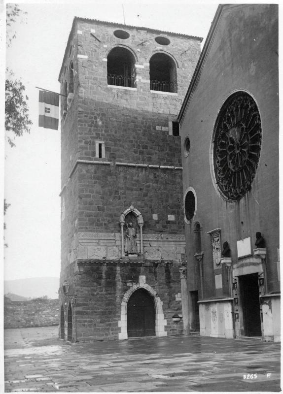 Trieste - Basiliche - San Giusto - 1918 (positivo) di Marzocchi, Luigi (primo quarto XX)