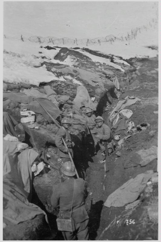 Monte Pertica - prime linee - 1918 (positivo) di Marzocchi, Luigi (primo quarto XX)