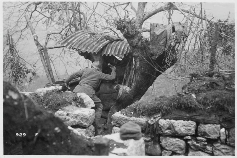 Sano - lanci - granate - 1918 (positivo) di Marzocchi, Luigi (primo quarto XX)