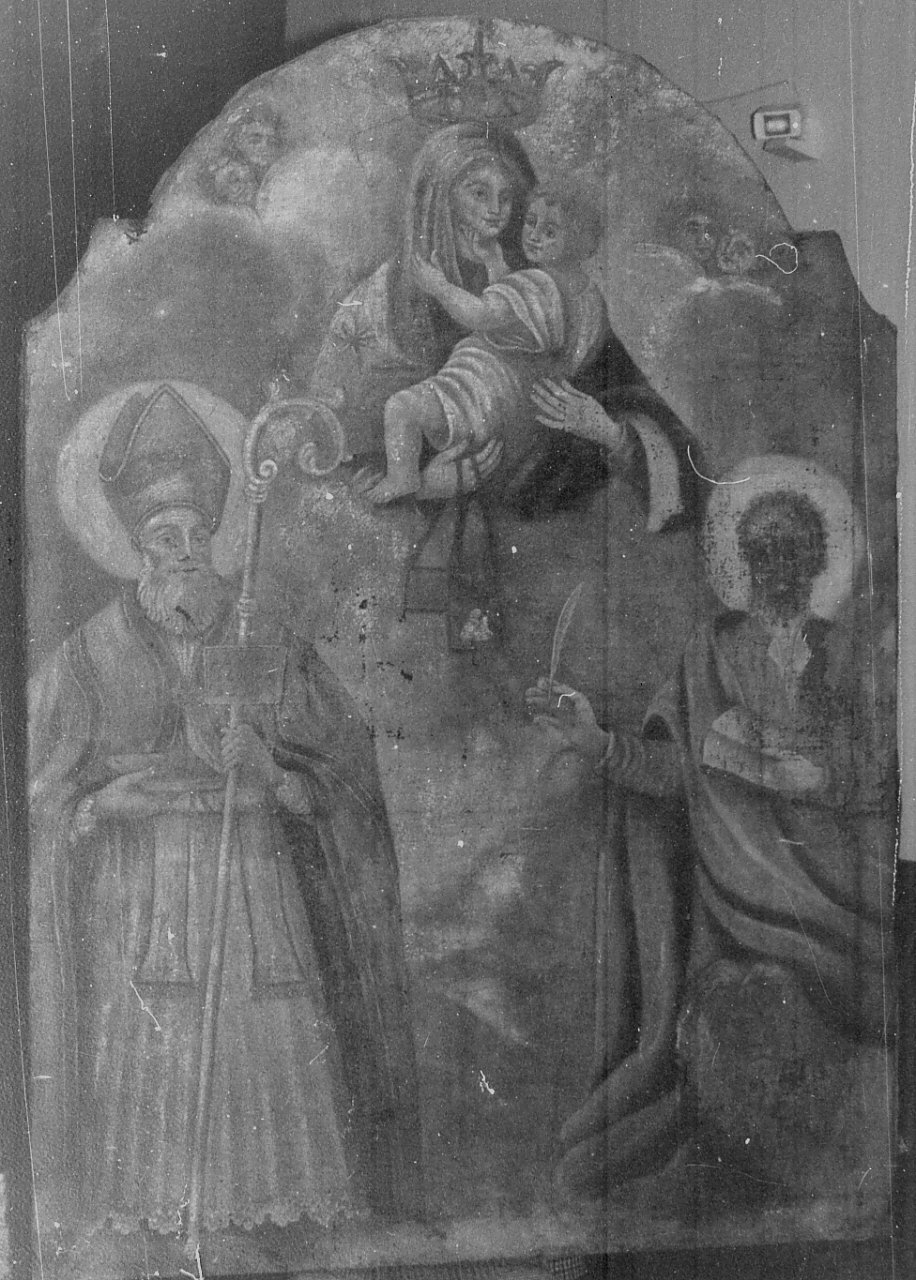 Madonna del Carmelo e santi (dipinto, opera isolata) - ambito calabrese (inizio sec. XVIII)