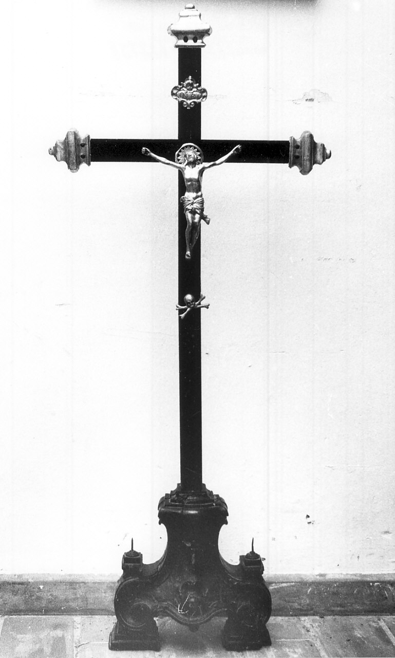 croce d'altare, opera isolata - bottega napoletana (?) (fine/ inizio secc. XVIII/ XIX)