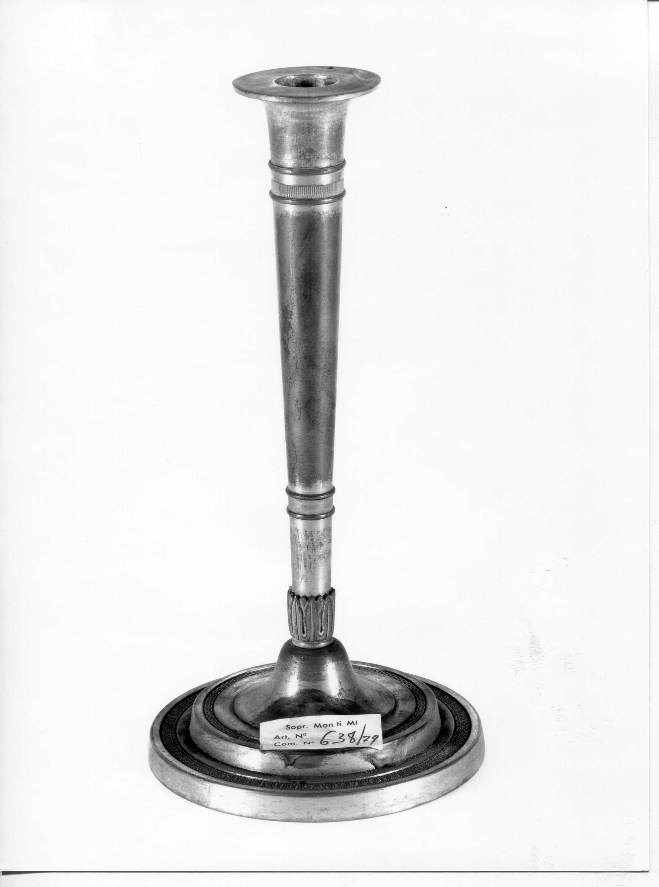 candeliere, serie - manifattura lombarda (fine sec. XIX)