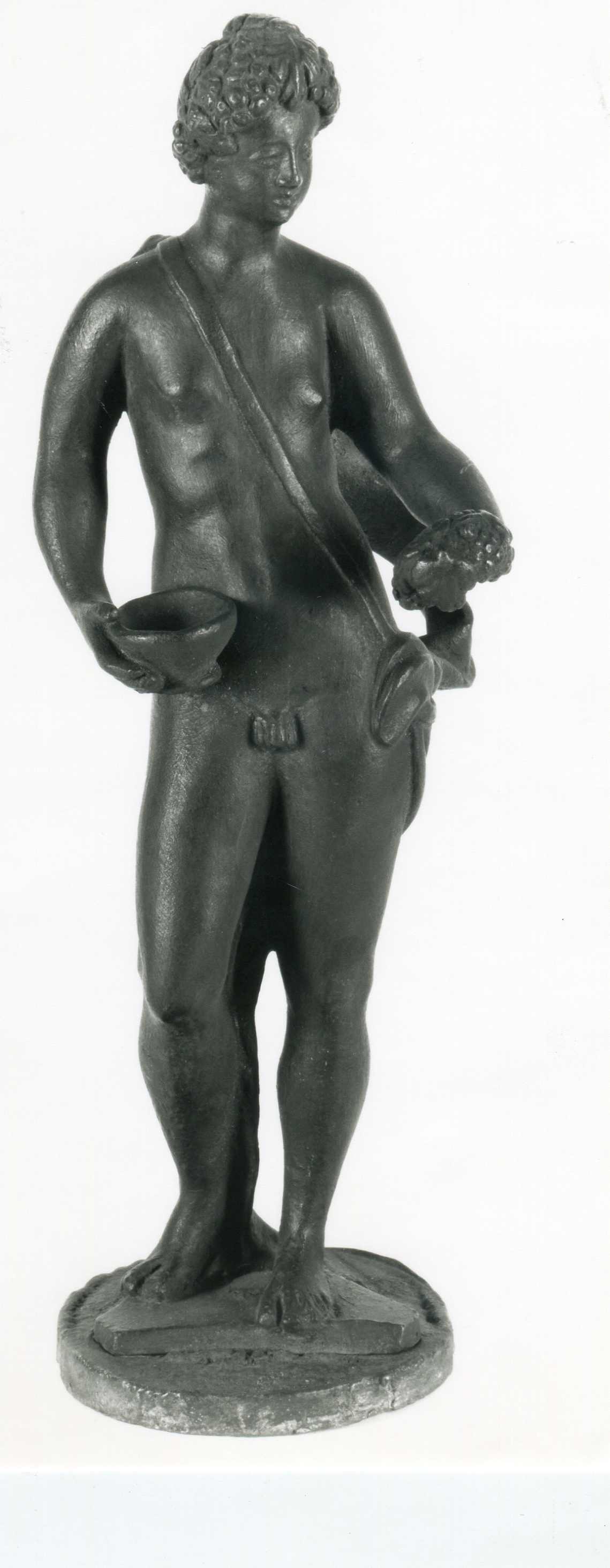 figura maschile (statuetta, opera isolata) - manifattura italiana (sec. XIX)