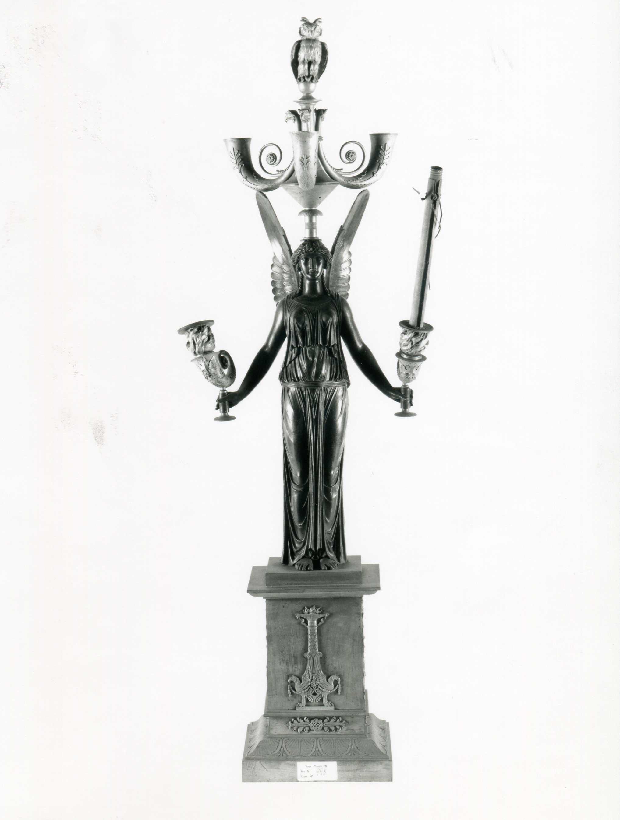 candelabro, coppia - manifattura francese (inizio sec. XIX)