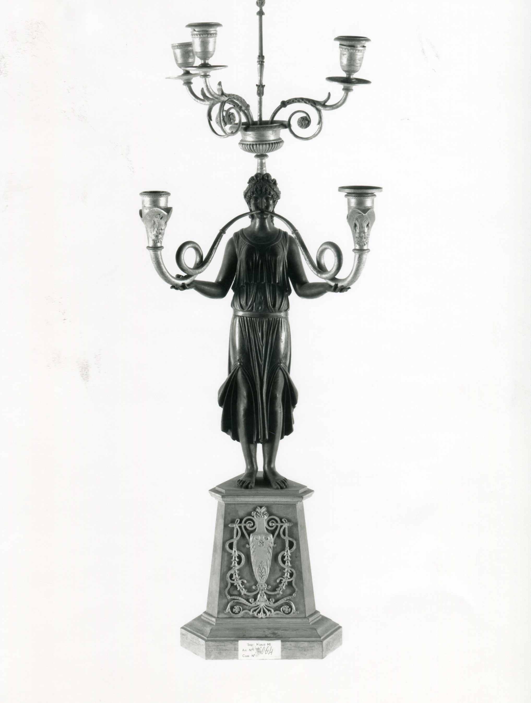 candelabro, coppia - manifattura francese (inizio sec. XIX)