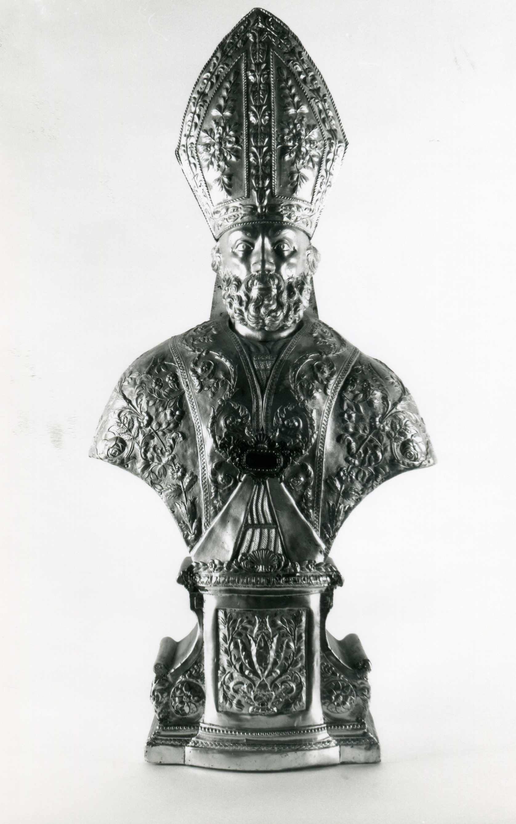 San Gottardo (reliquiario a busto, elemento d'insieme) - manifattura italiana (prima metà sec. XIX)