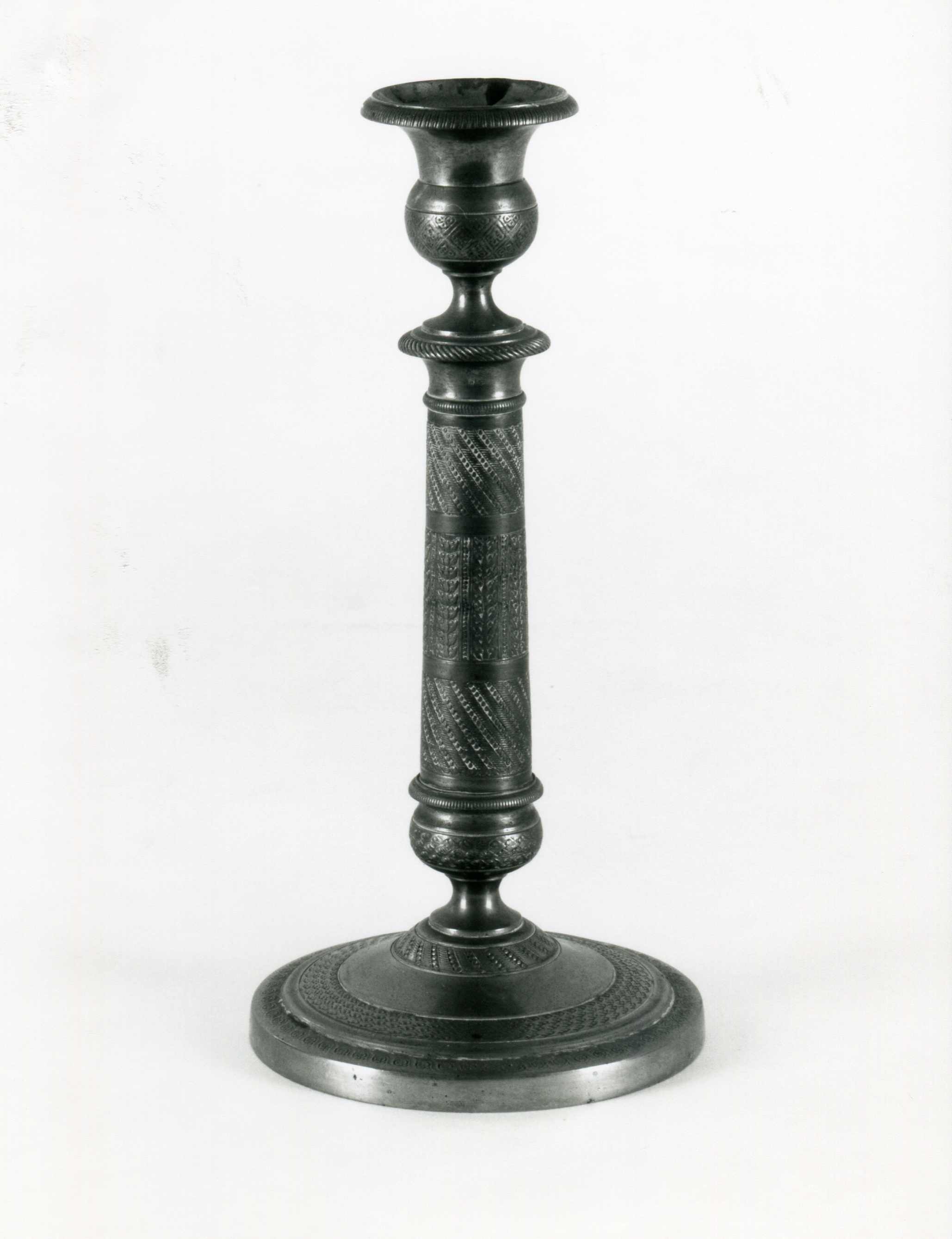 candeliere, coppia - manifattura italiana (sec. XIX)