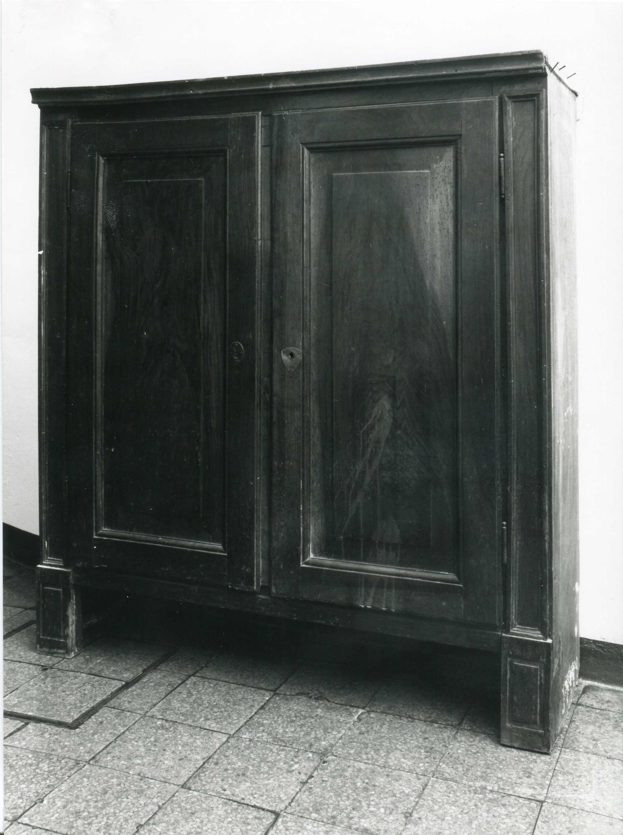 credenza, opera isolata - manifattura lombarda (seconda metà sec. XIX)