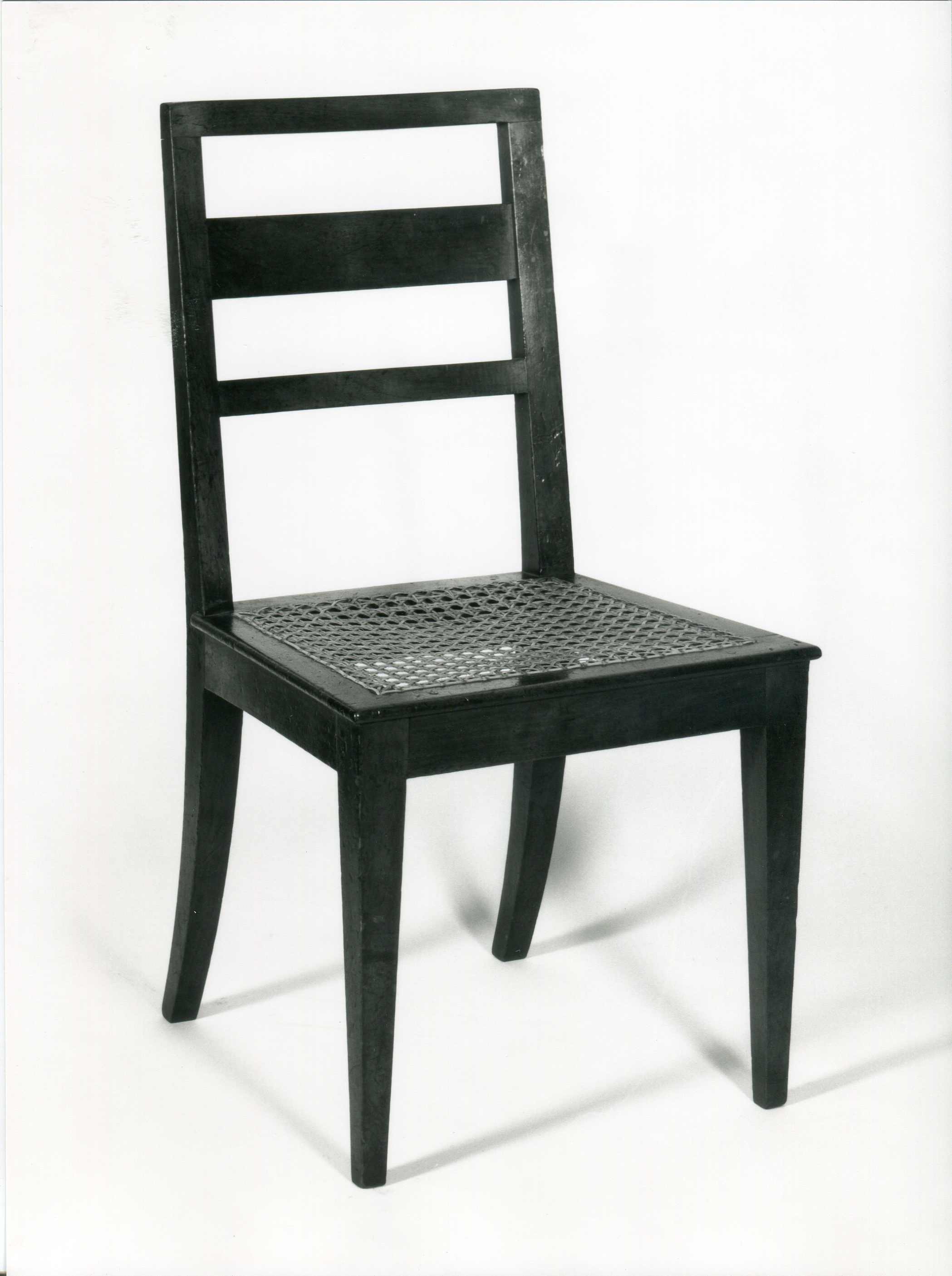 sedia, serie - manifattura lombarda (fine/ inizio secc. XIX / XX)