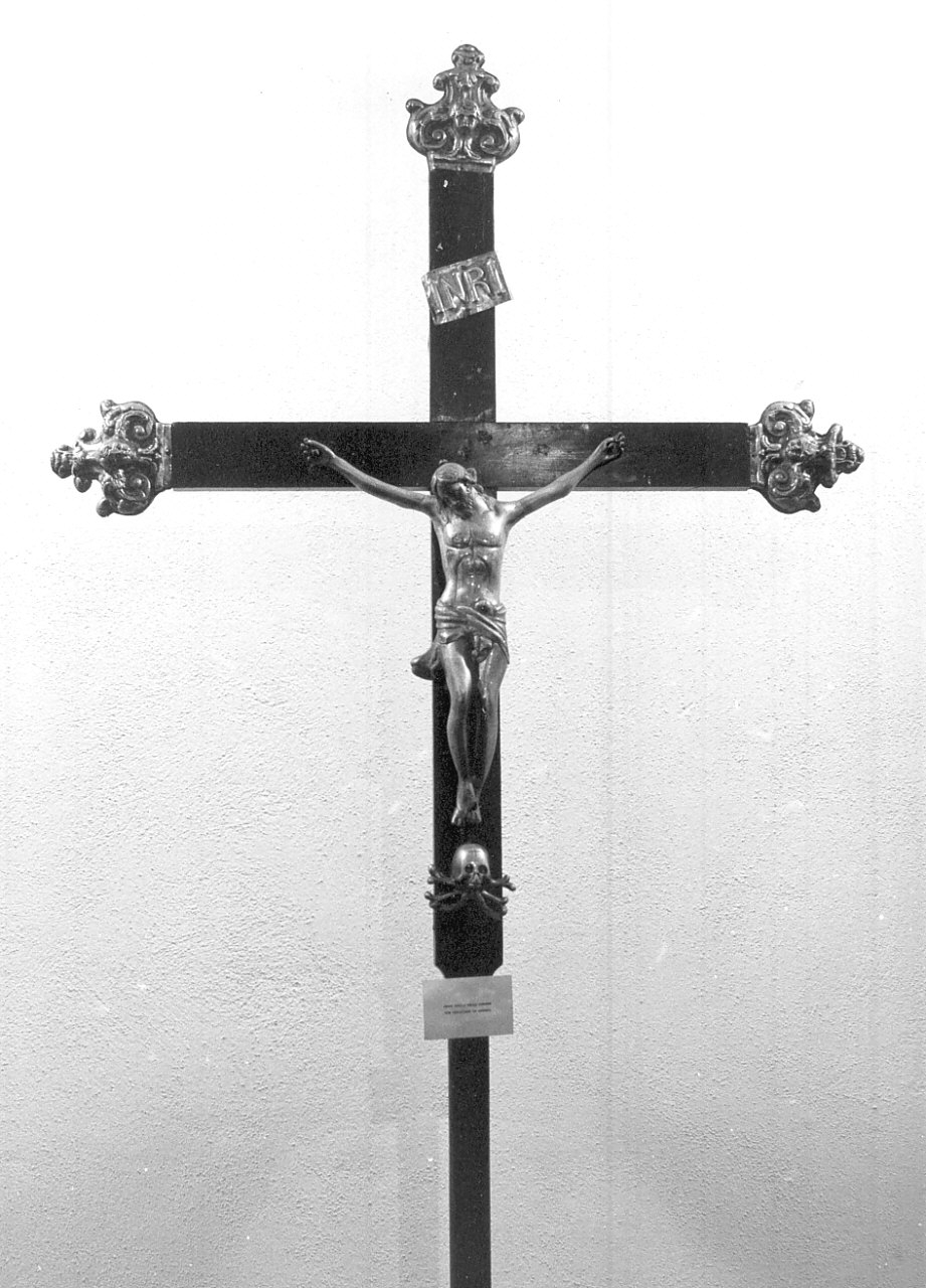 Crocifissione di Cristo, Crocifissione (croce d'altare, opera isolata) - bottega napoletana (?) (fine secc. XVIII/ XIX)