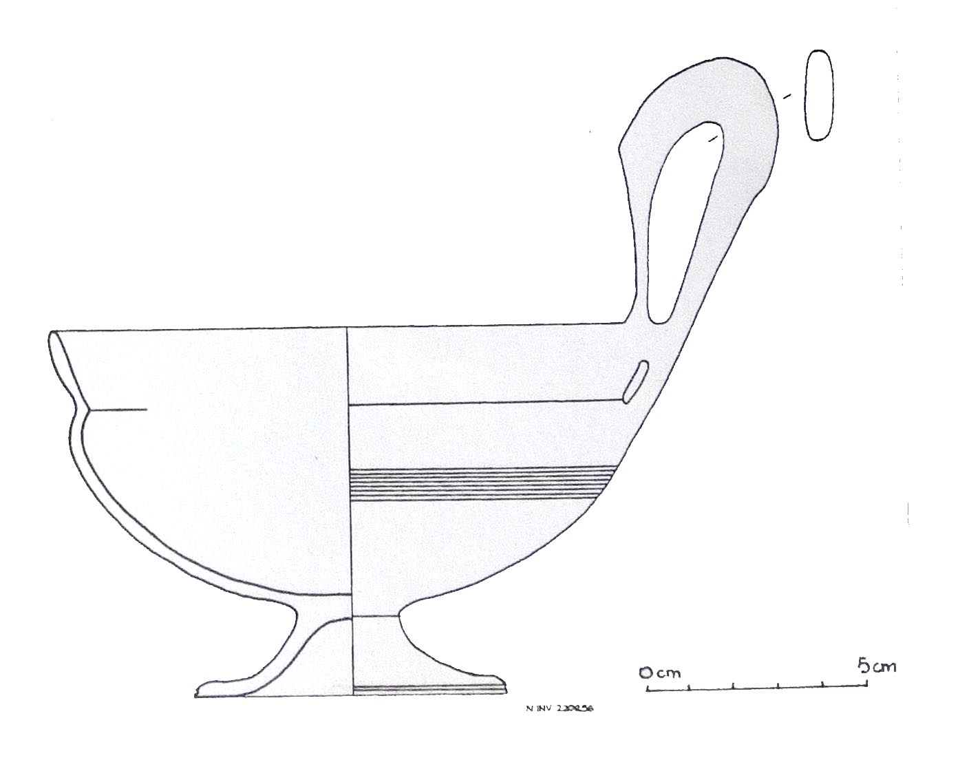 kyathos, Rasmussen 4b - ambito etrusco meridionale (sec. VII-VI a.C)