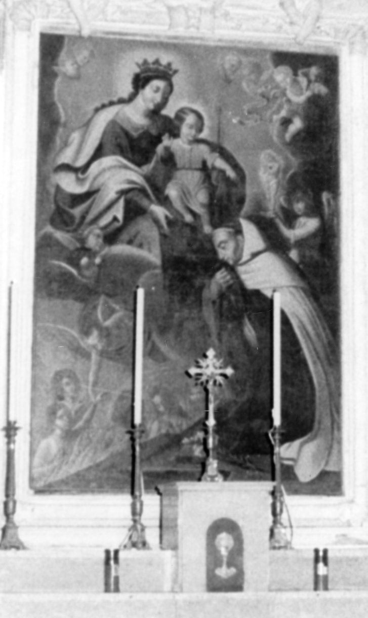 Madonna del carmelo, san simone stock e anime del purgatorio (dipinto)