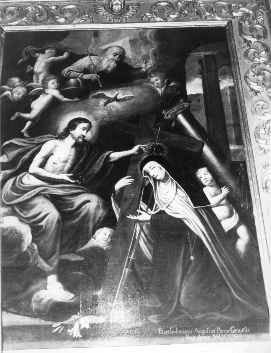 Matrimonio mistico di santa maria maddalena de' pazzi (dipinto)