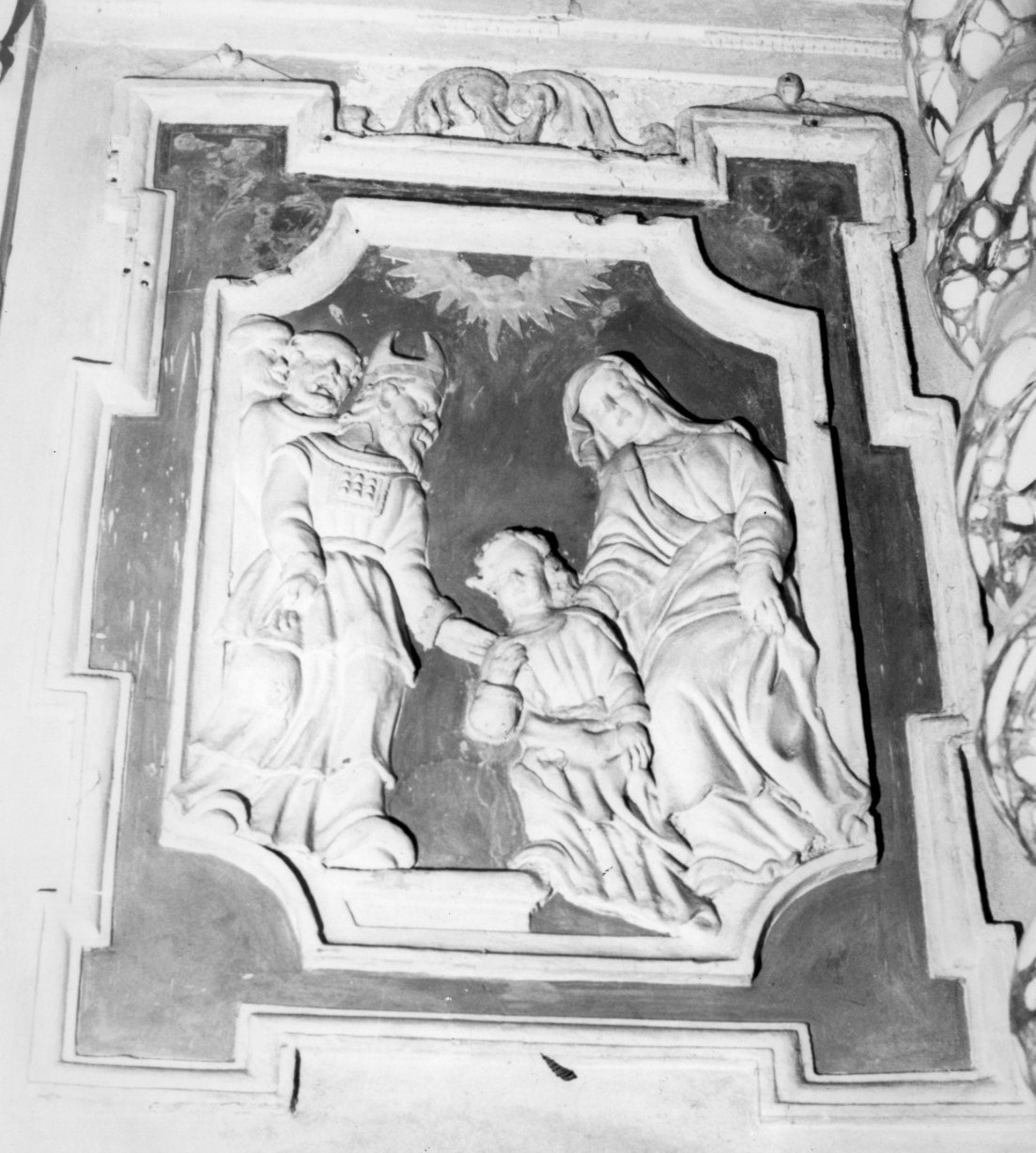 Presentazione di maria vergine al tempio (formella)