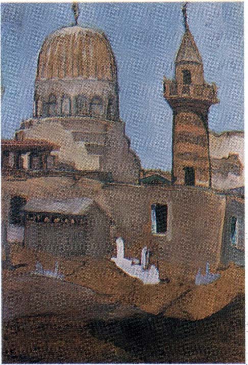 Architetture arabe (moschea), dipinto