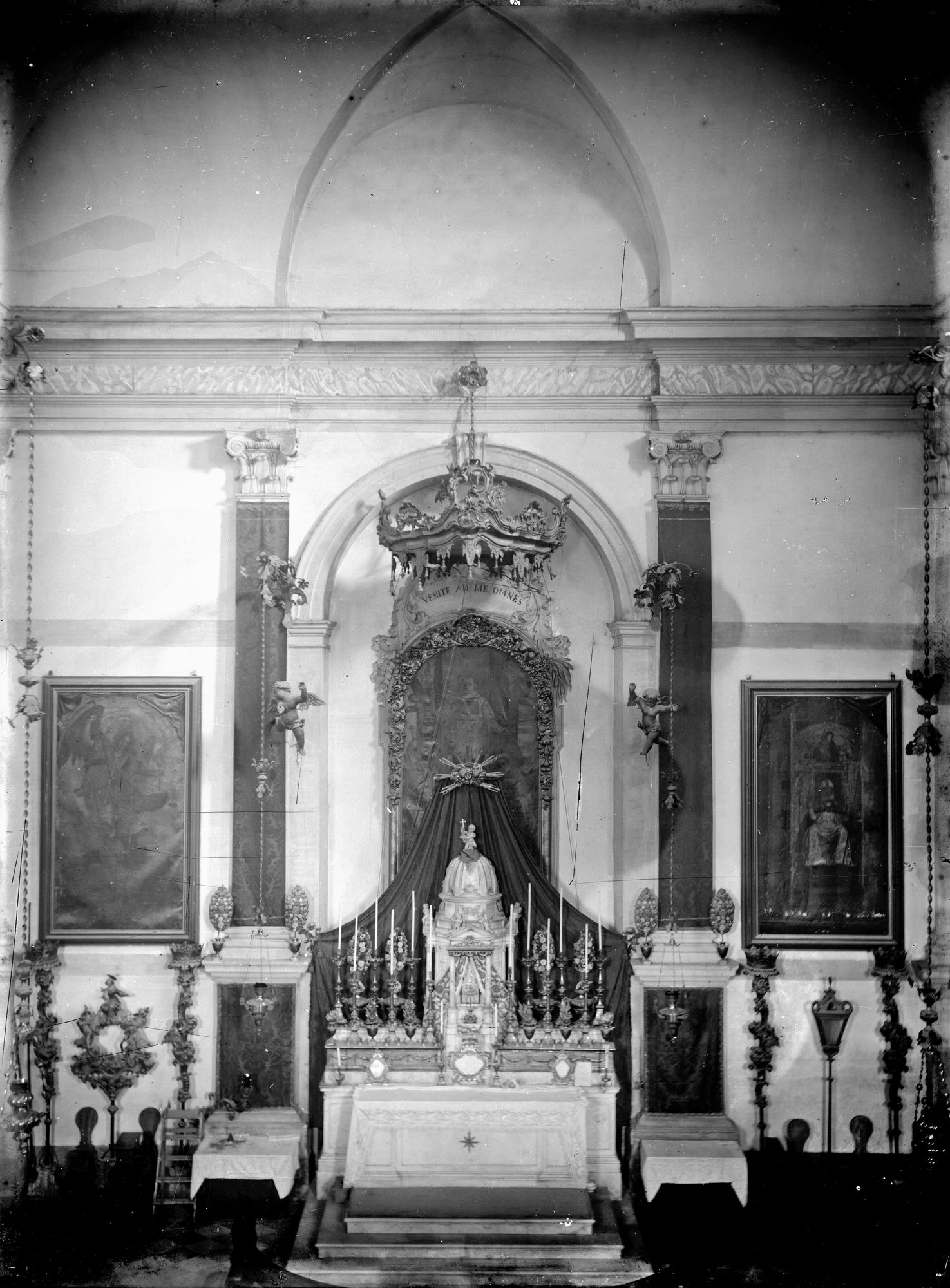 Chiesa di S.Leonardo: dettagli interno Chiesa (negativo) di Gabinetto fotografico (XX)