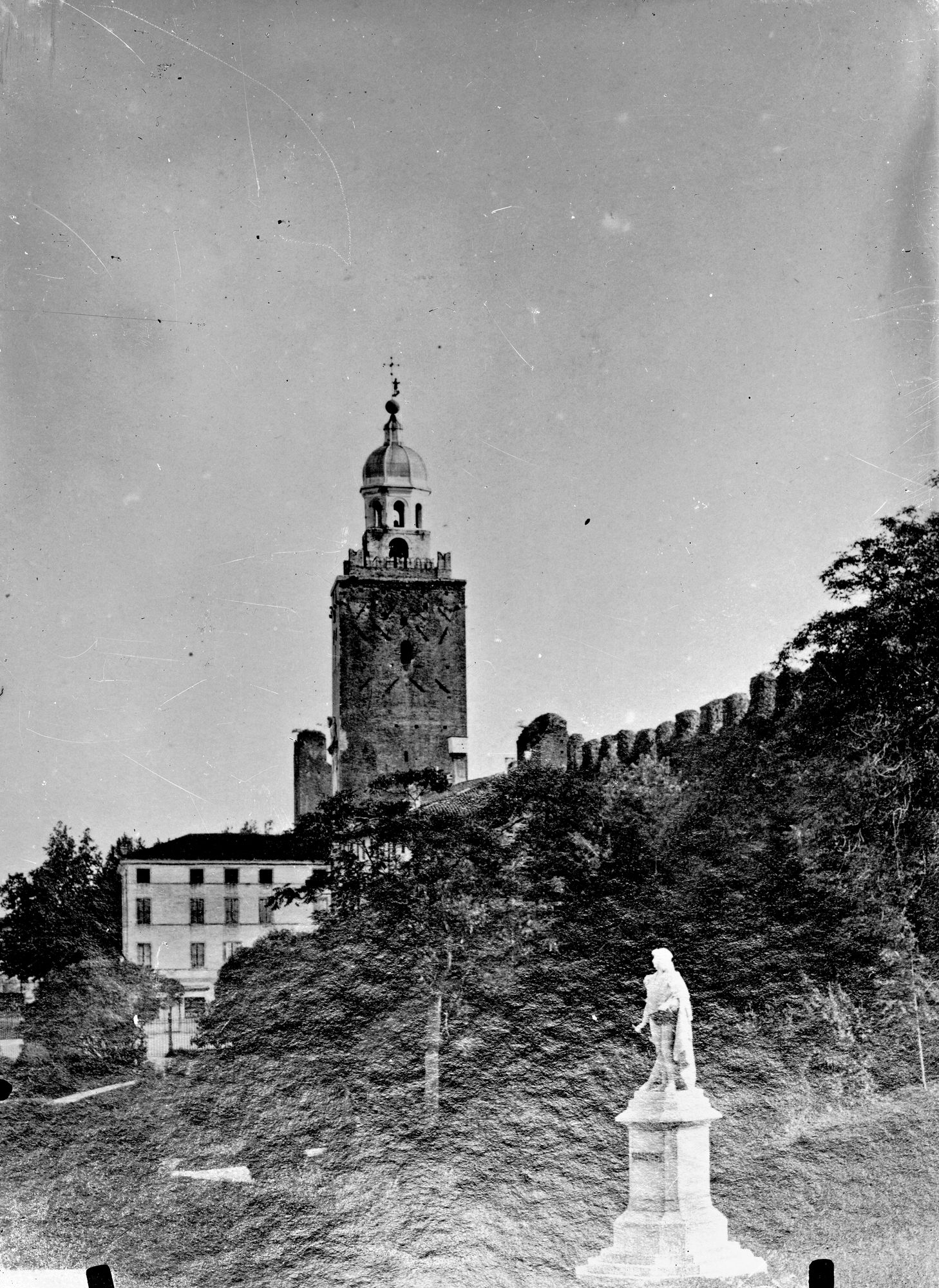 Torre di Castelfranco da fotografia (negativo) di Gabinetto fotografico (XX)