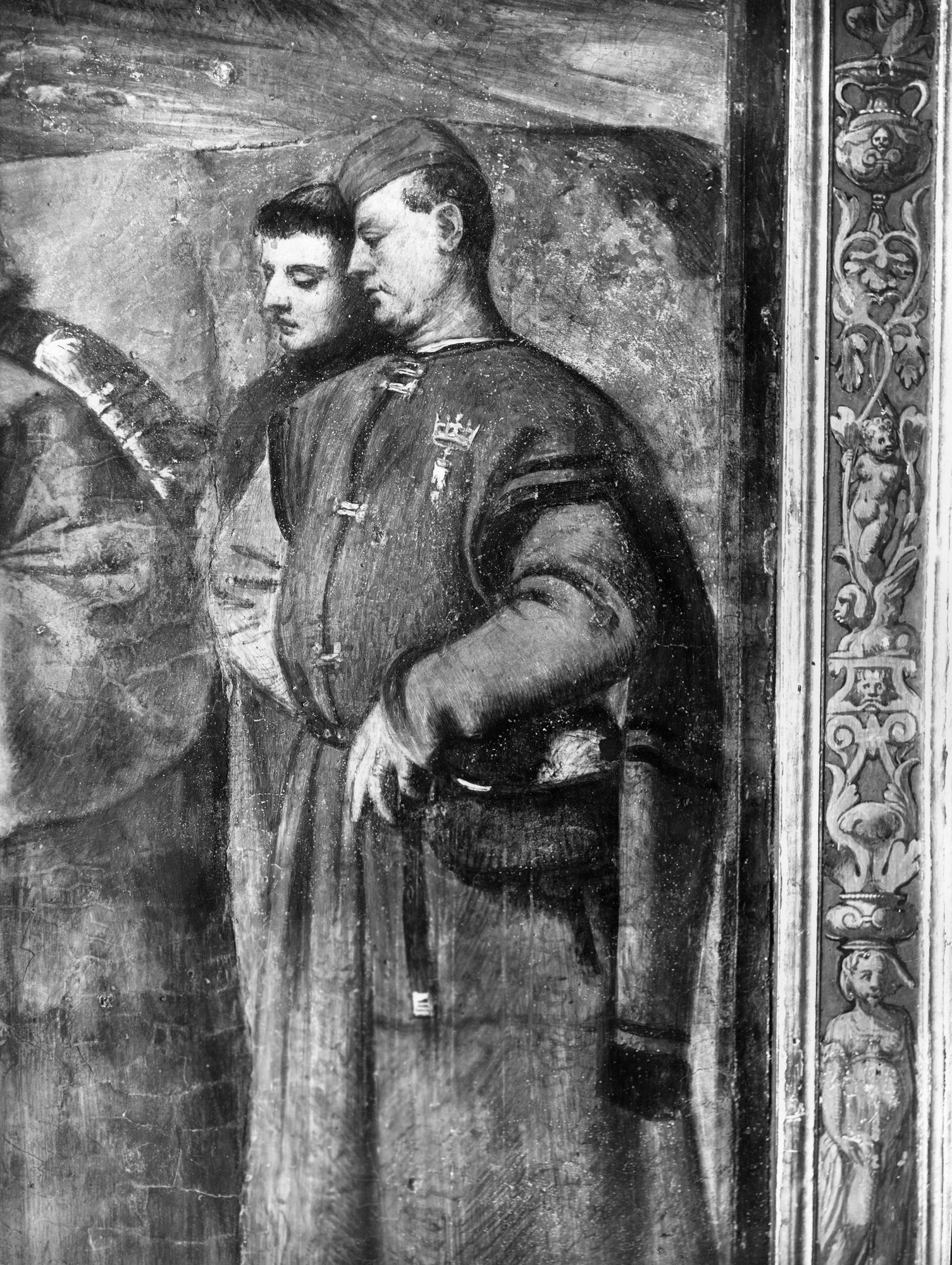 Basilica del Santo. Affreschi del Tiziano (negativo) di Fotog. Filippi (XX)