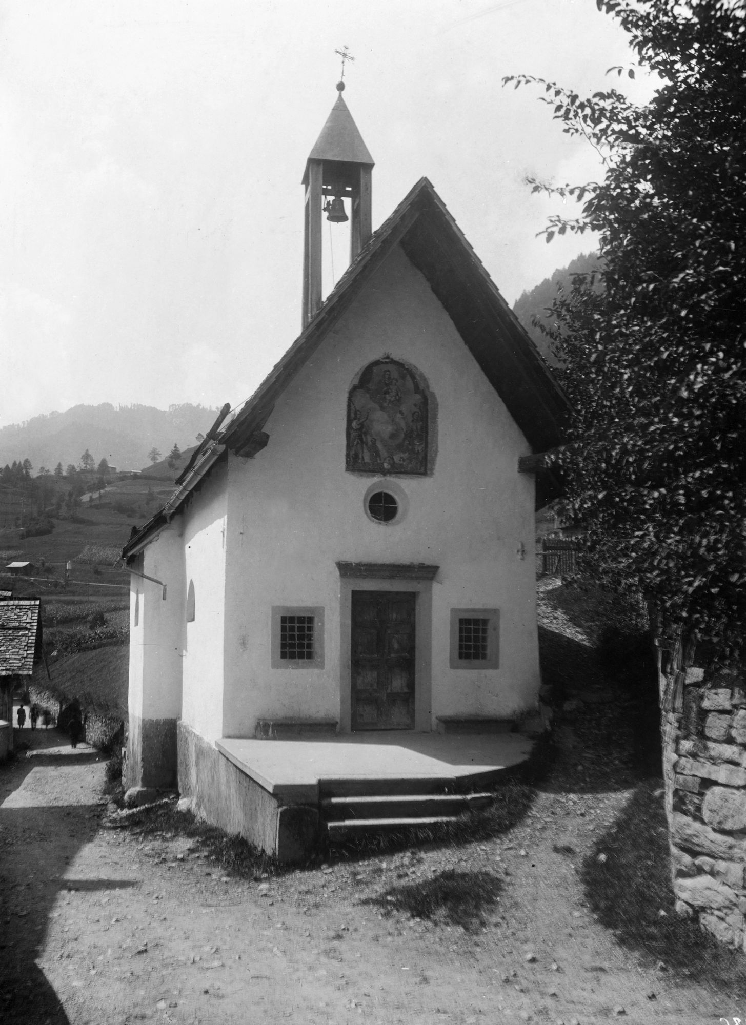 Valle di Cadore. Chiesetta Santa Maria del Carmine (negativo) di Gabinetto fotografico (XX)