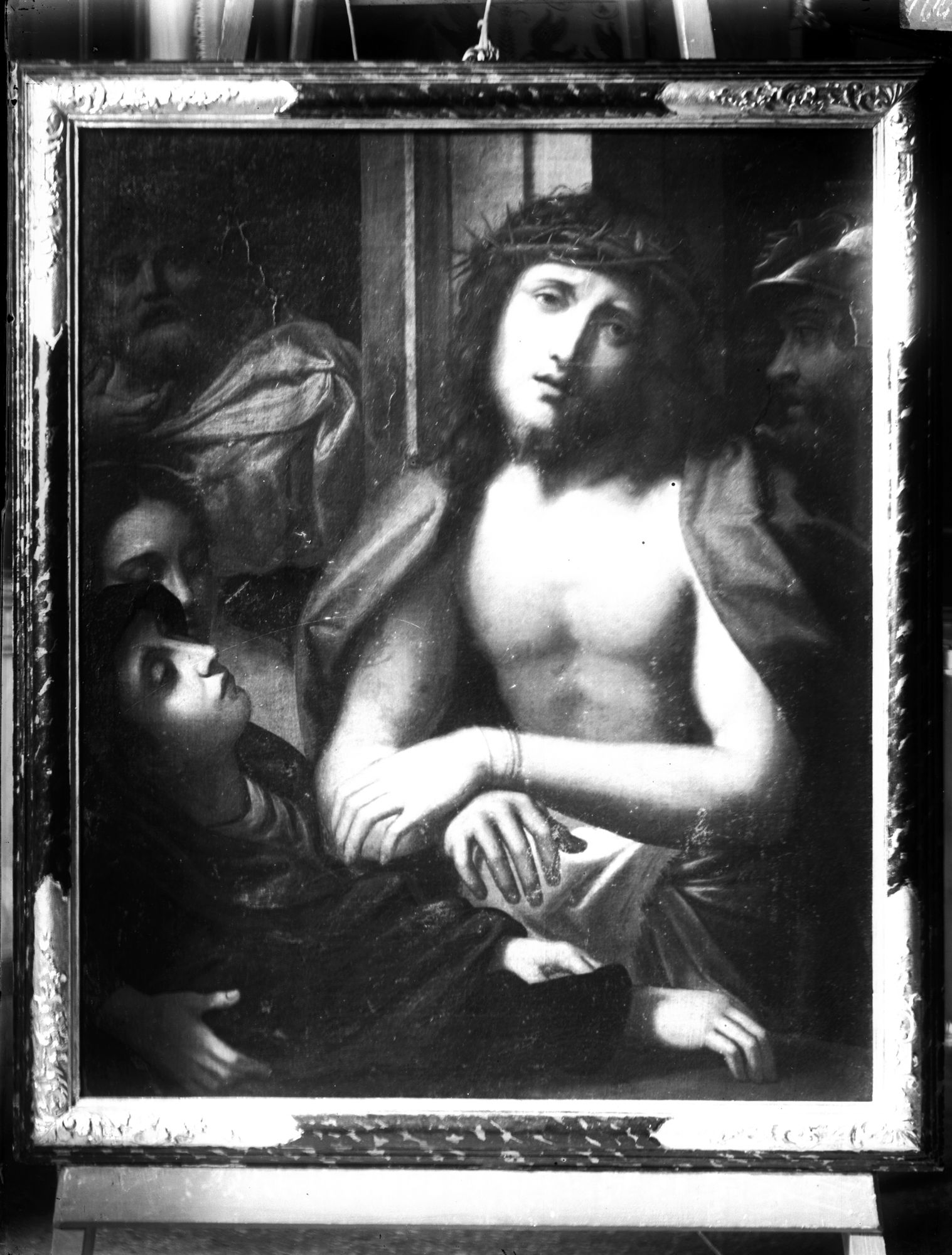 Villa Nazionale di Stra. Dipinto, Gesù legato con la corona di spine in capo (negativo) di Gabinetto fotografico (XX)