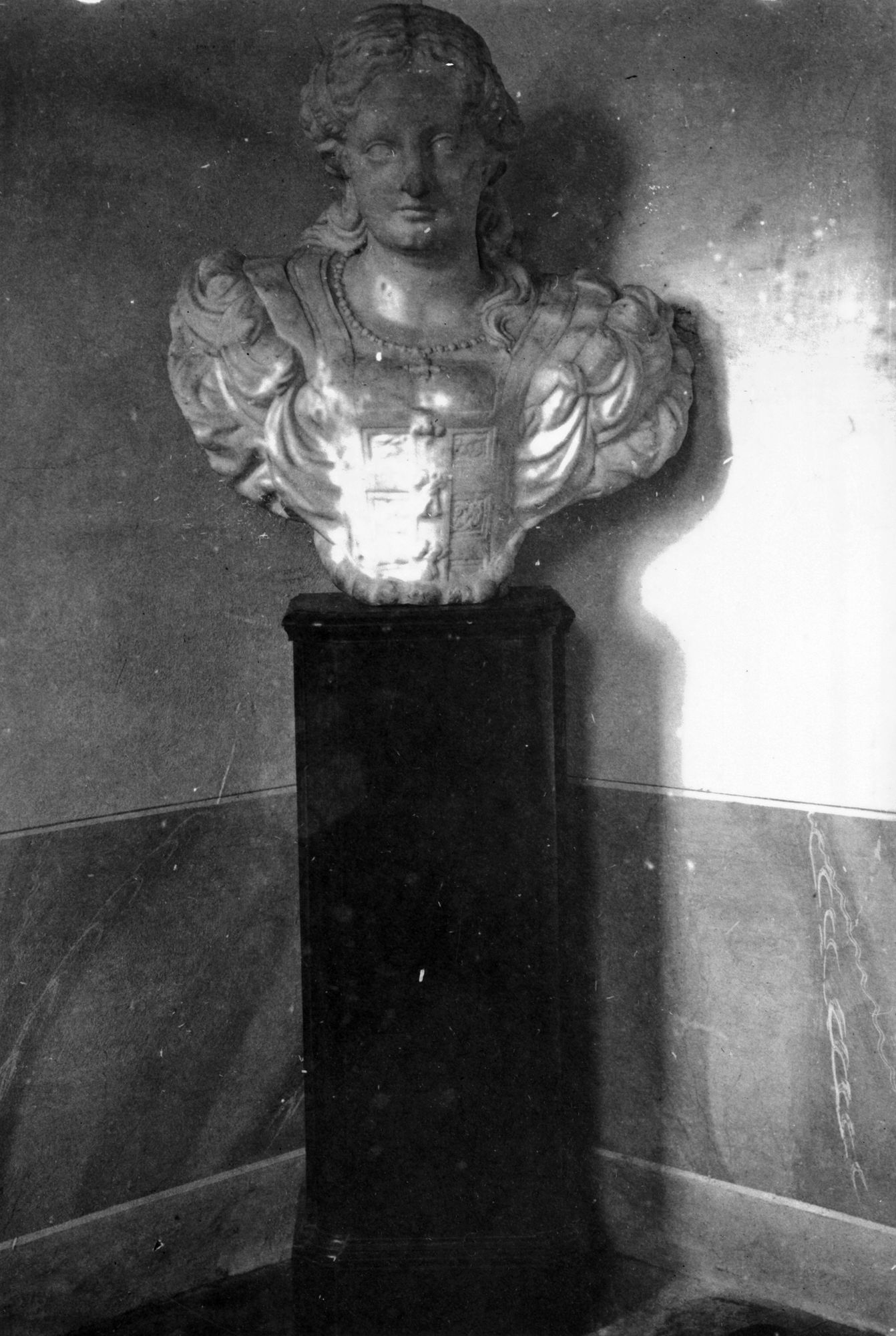 Villa Nazionale di Stra. Busto in marmo (negativo) di Gabinetto fotografico (XX)