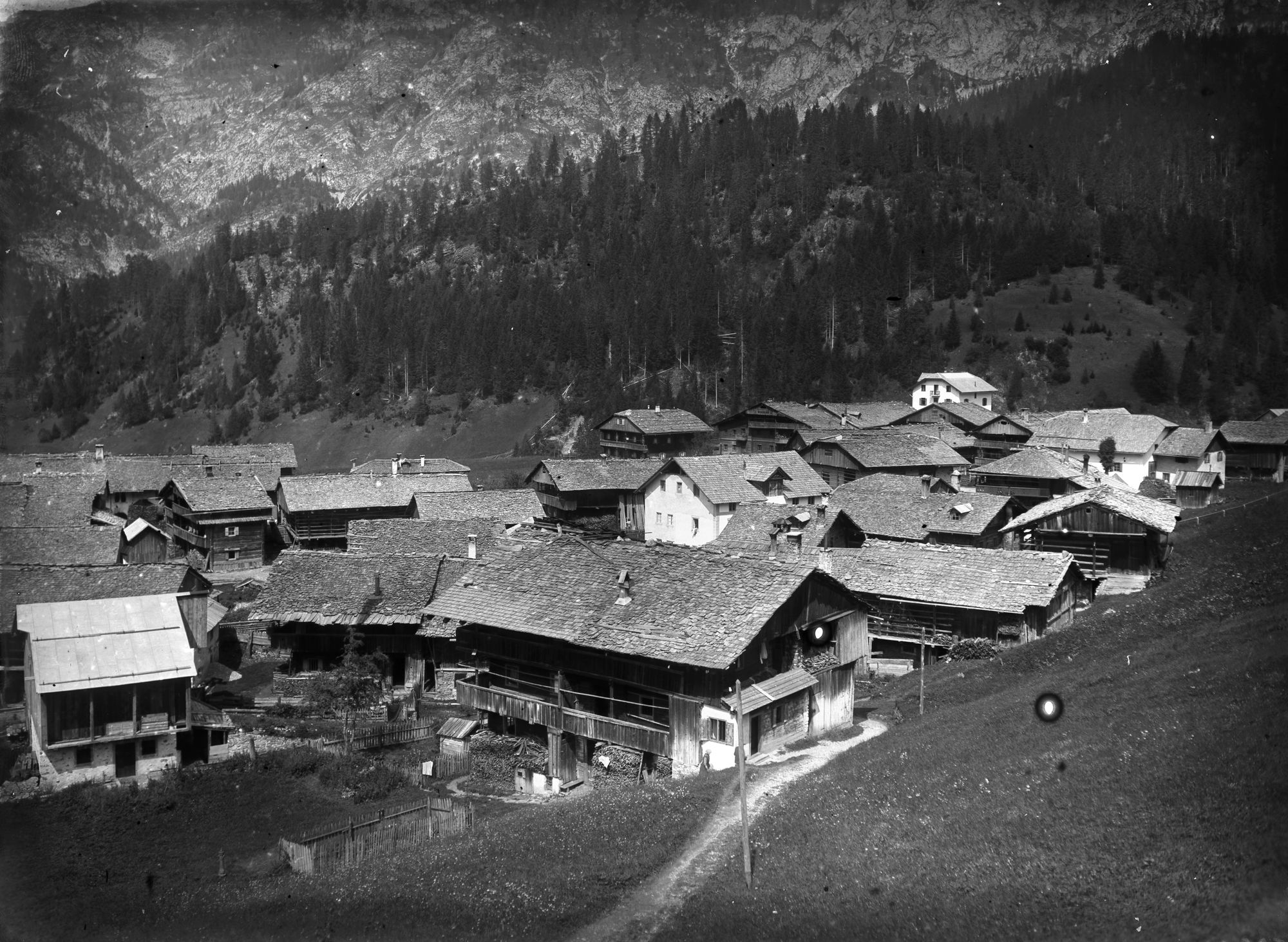 Cima Sappada. Panorama di Cima Sappada (negativo) di Gabinetto fotografico (XX)