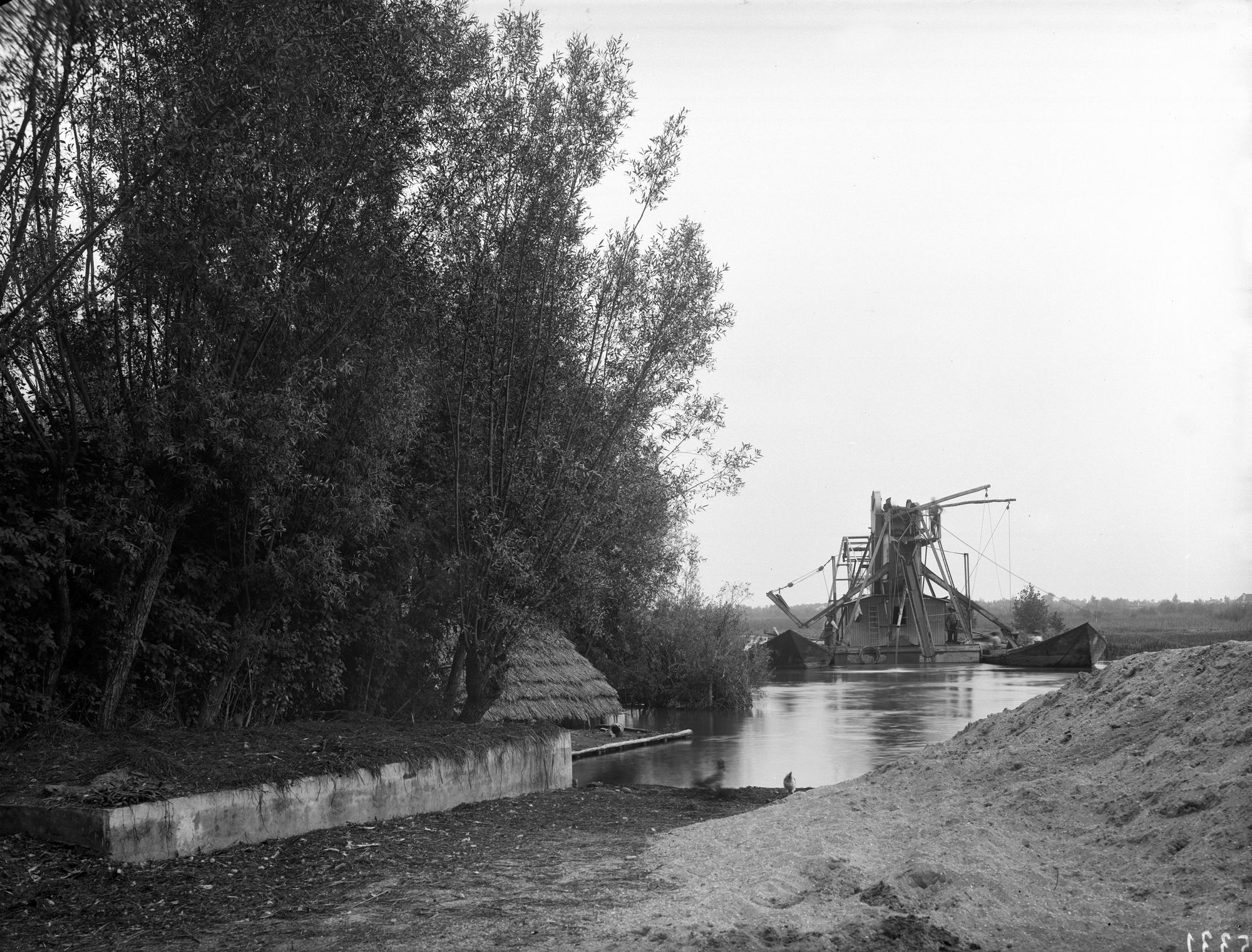 Quinto di Treviso. Vedute paesistiche del Sile attraverso Quinto (negativo) di Gabinetto fotografico (XX)