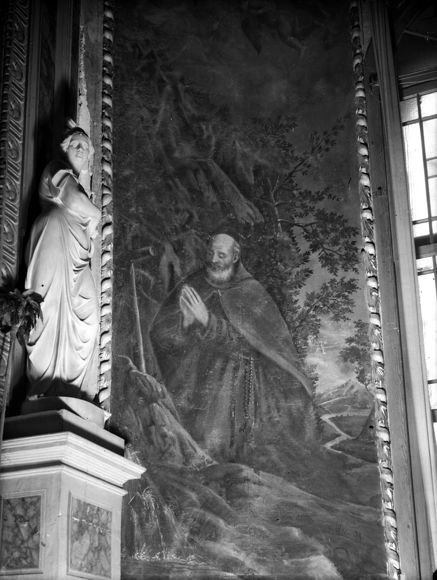 Santa Maria Maddalena: Forcellini (?). Il Beato Pietro da Pisa (negativo) di Gabinetto fotografico (XX)