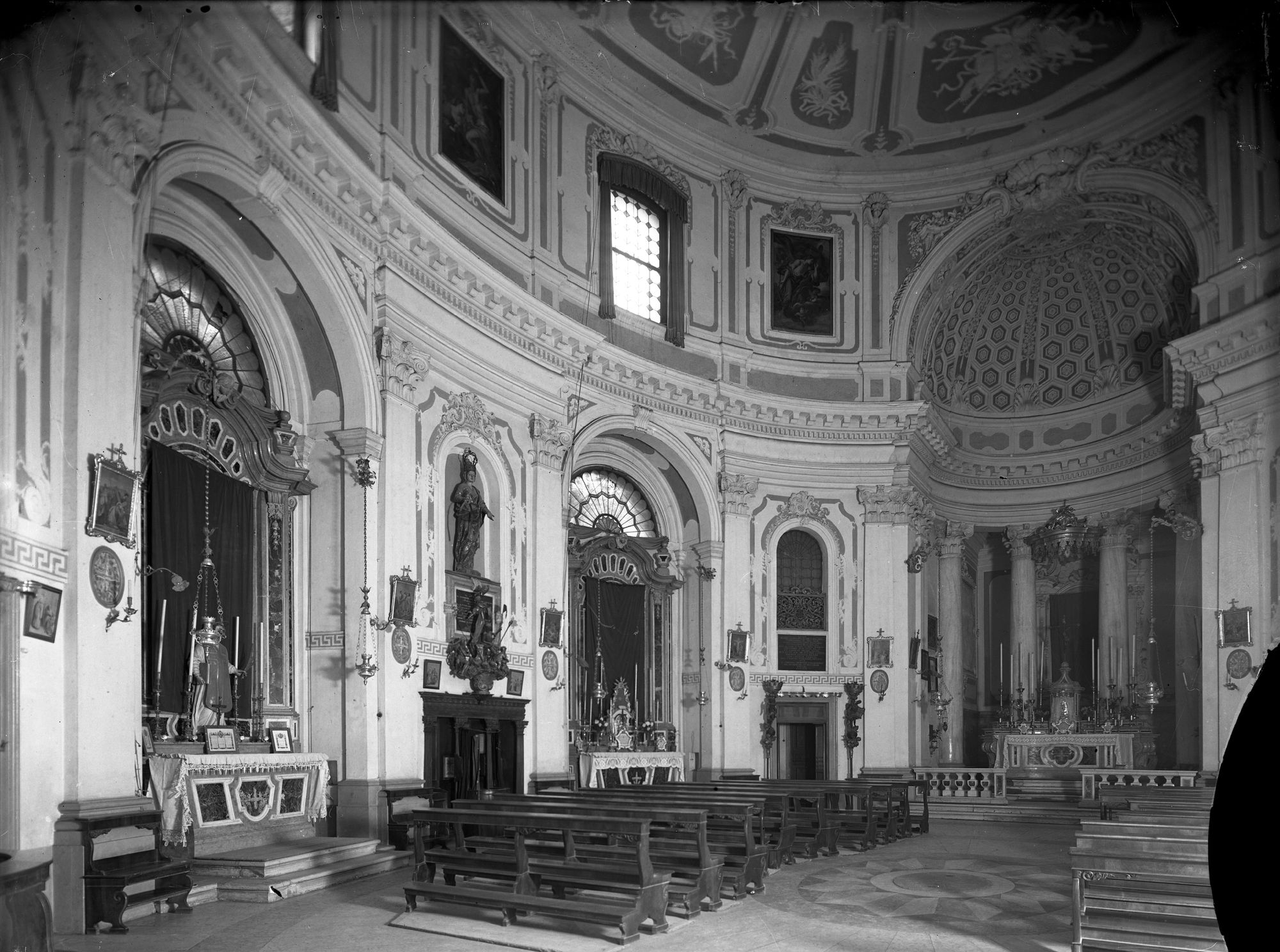 Chiesa Sant' Agostino. L' interno (negativo) di Gabinetto fotografico (XX)