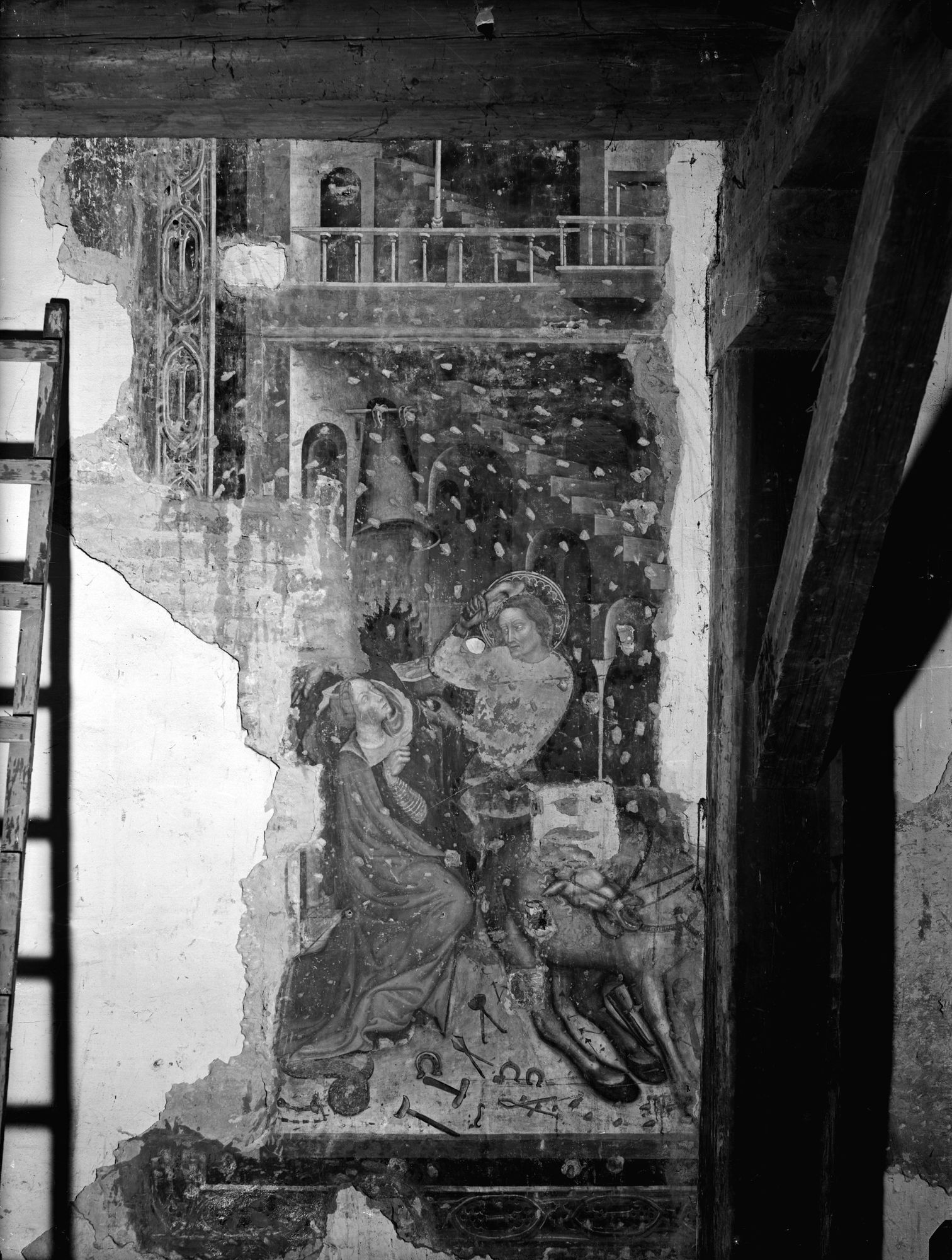Chiesa Santa Caterina. Miracolo di Sant' Eligio (negativo) di Gabinetto fotografico (XX)