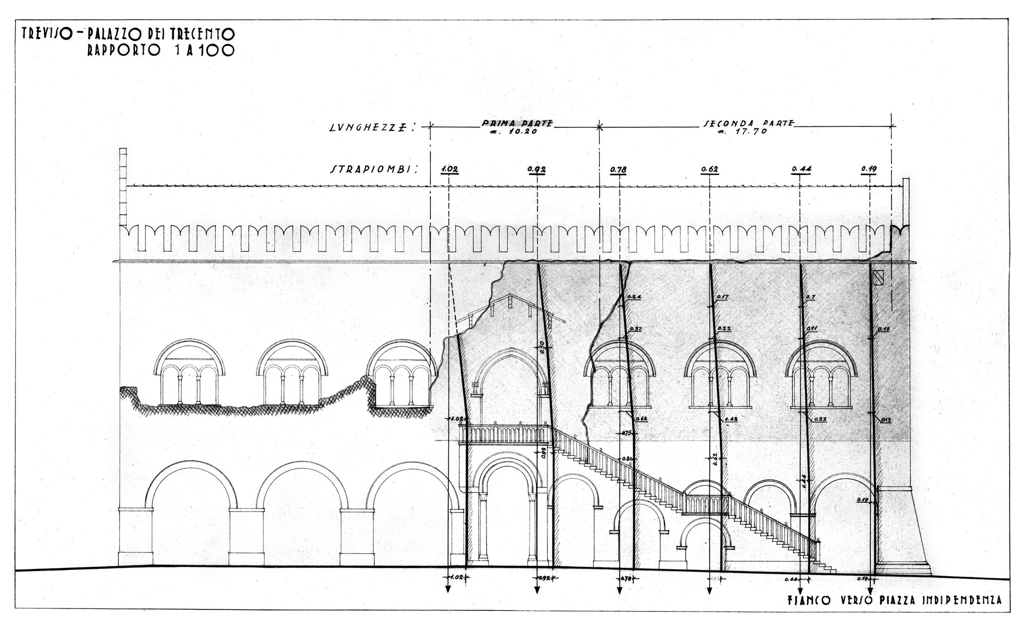 Salone dei Trecento. Disegni (negativo) di Gabinetto fotografico (XX)