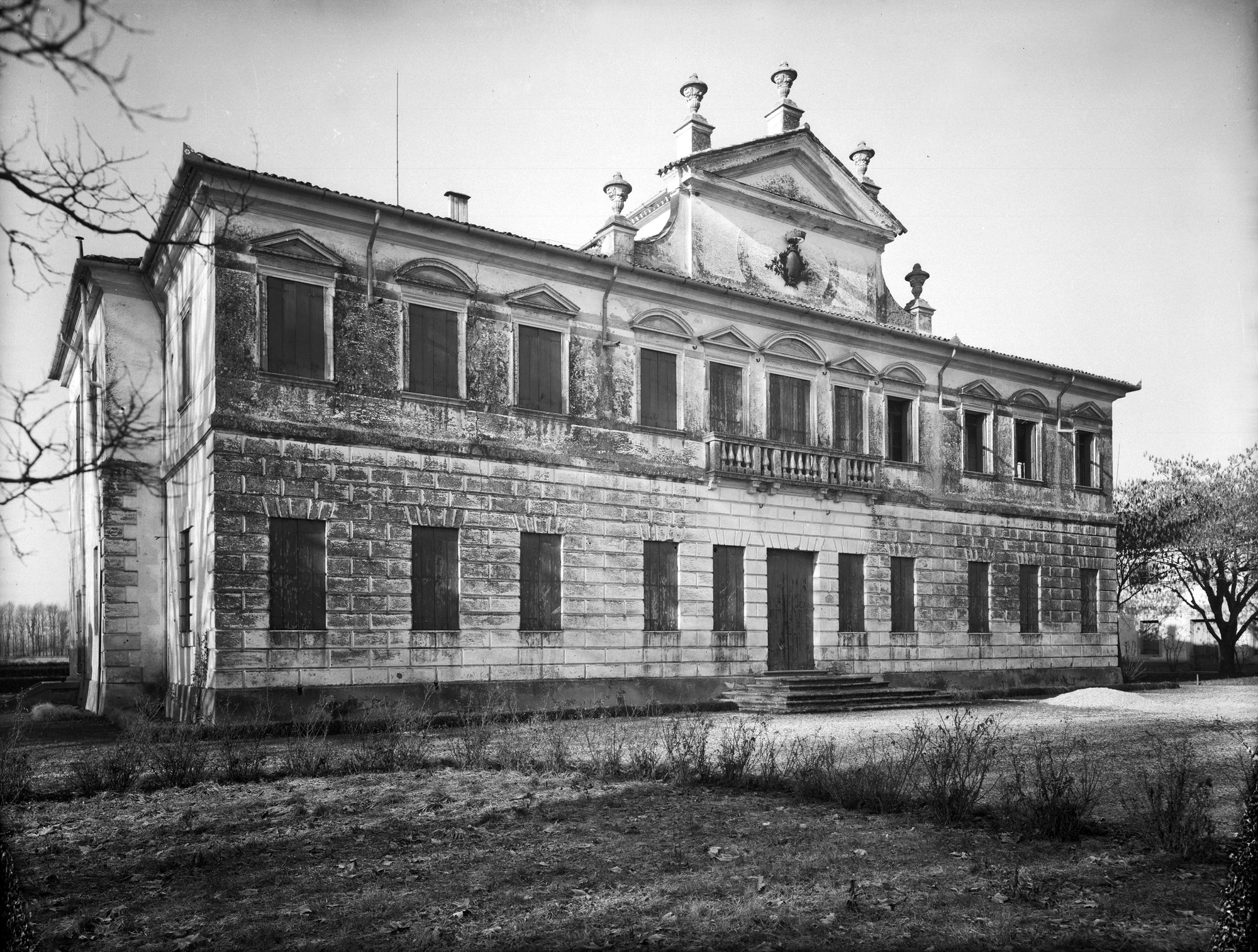 Villa Marcello Guidi. Facciata (negativo) di Gabinetto fotografico (XX)