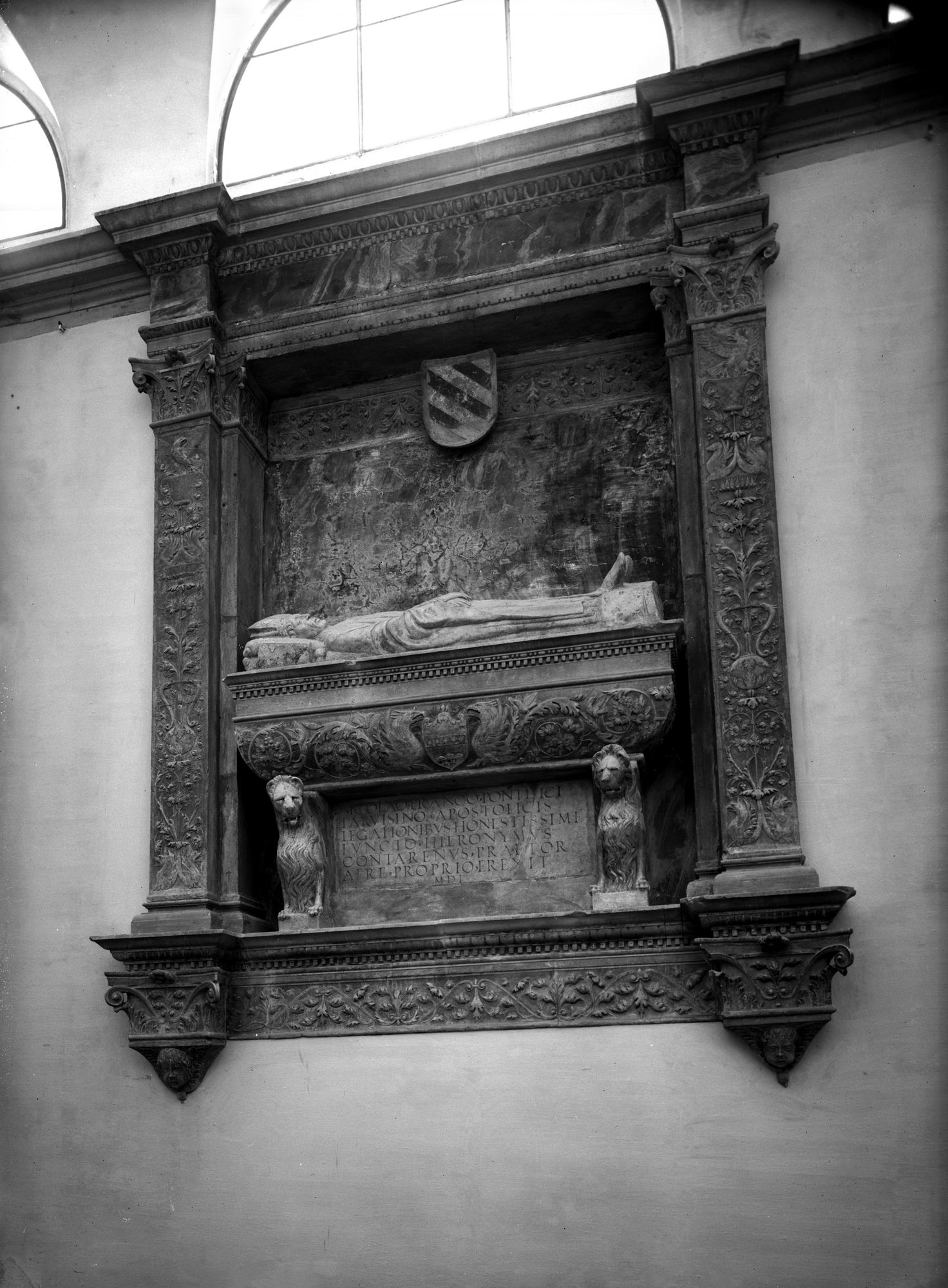 Duomo. Monumento sepolcrale (negativo) di Gabinetto fotografico (XX)