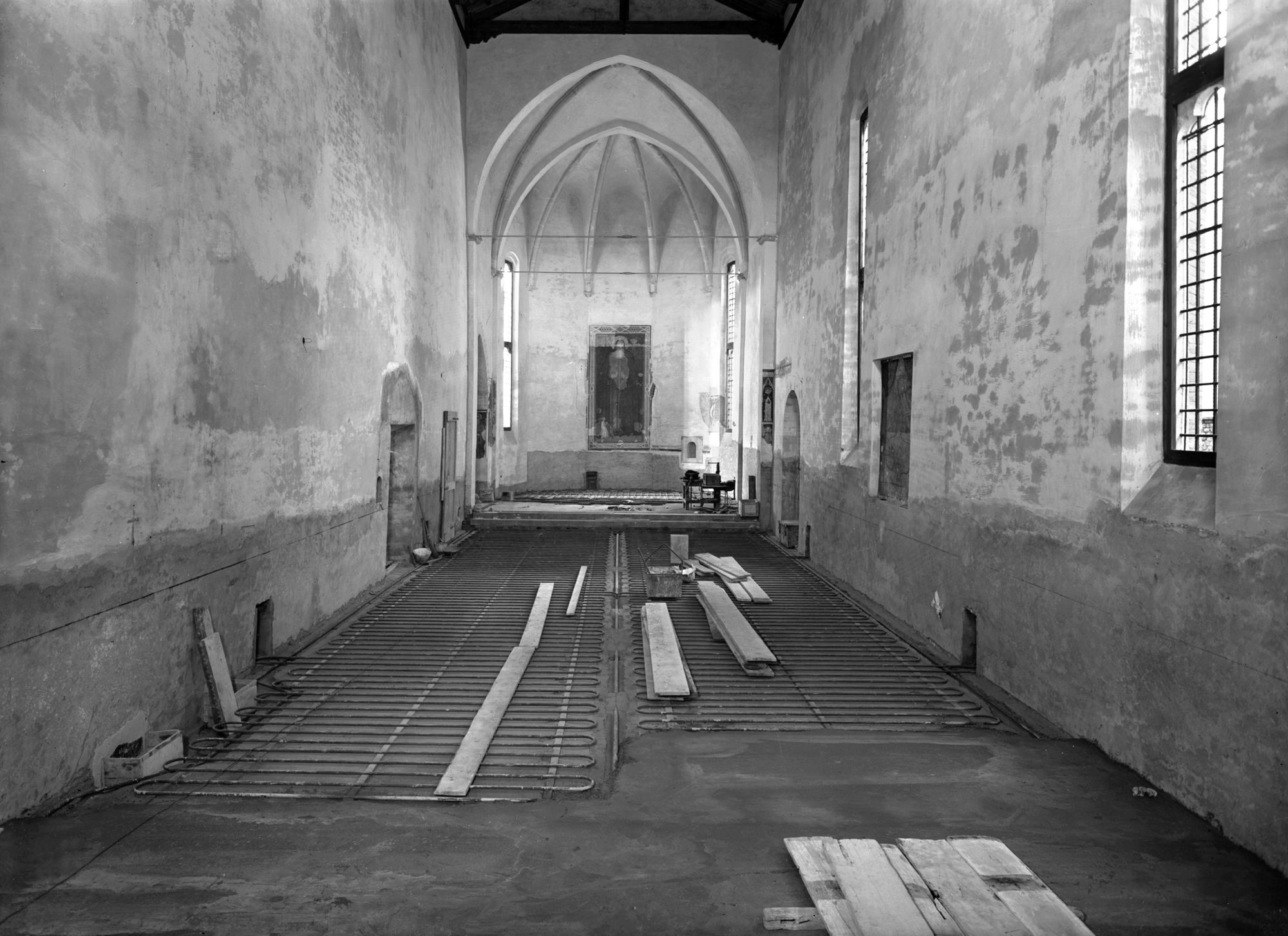 Convento di San Marco. Pannelli radianti sulla chiesa (negativo) di Gabinetto fotografico (XX)