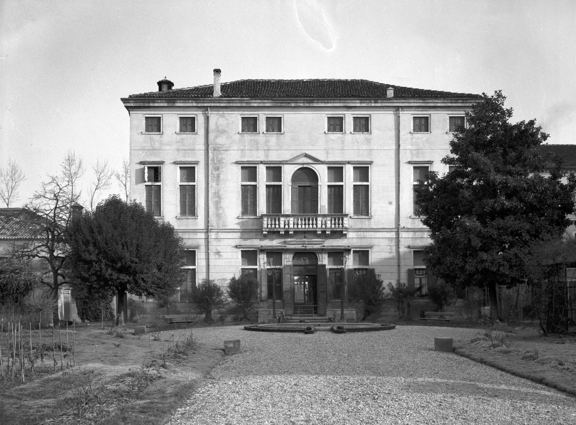 Villa Bragadin. Prospetto sul giardino (negativo) di Gabinetto fotografico (XX)