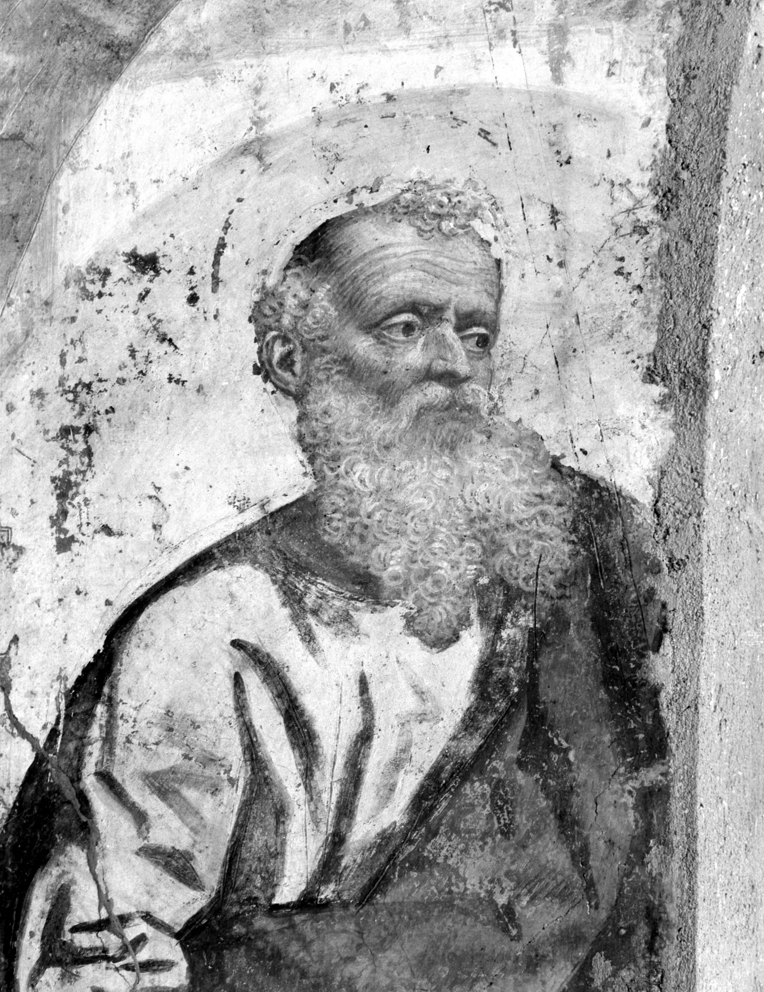 Chiesa San Simon. Affresco (negativo) di Gabinetto fotografico (XX)