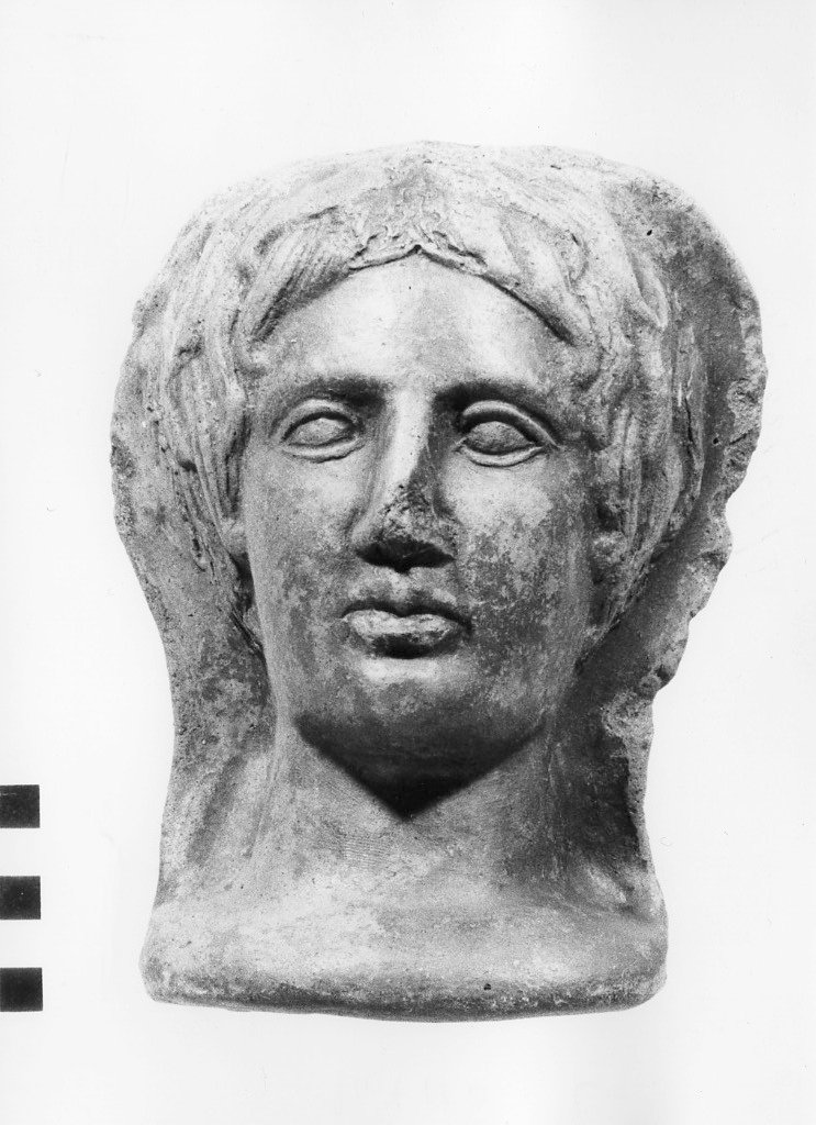 testa maschile votiva (sec. III a.C)