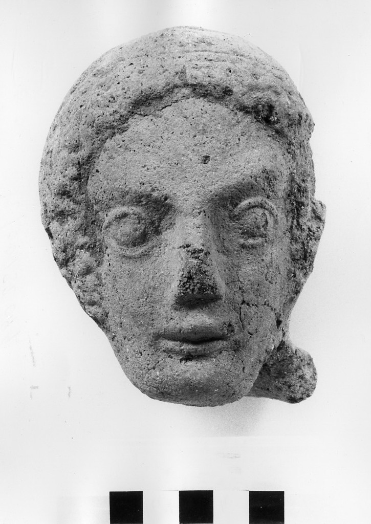 testa maschile (secc. IV a.C.-III a.C)