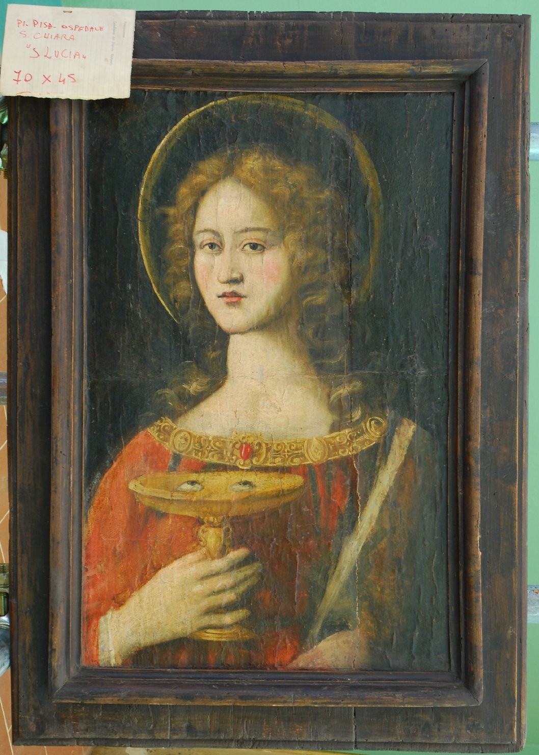Santa Lucia (dipinto) - ambito italiano (sec. XVI)