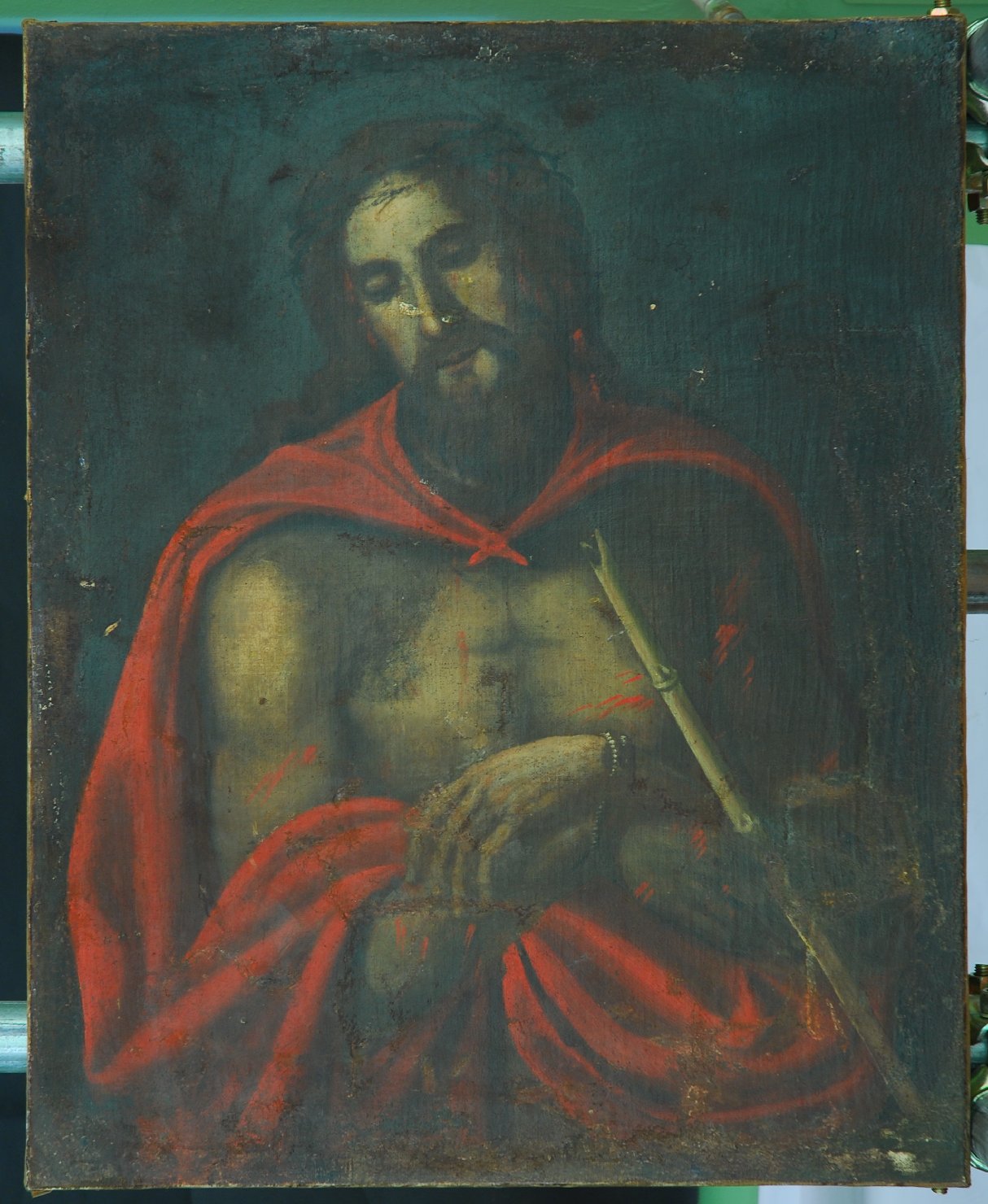 Cristo in pietà (dipinto) - ambito toscano (prima metà sec. XVII)