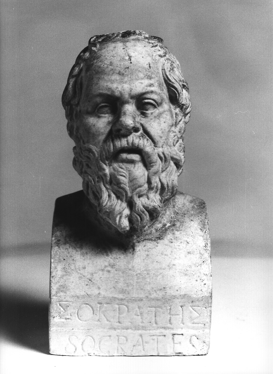 Socrate (calco, opera isolata) - produzione coreglina (fine sec. XIX)