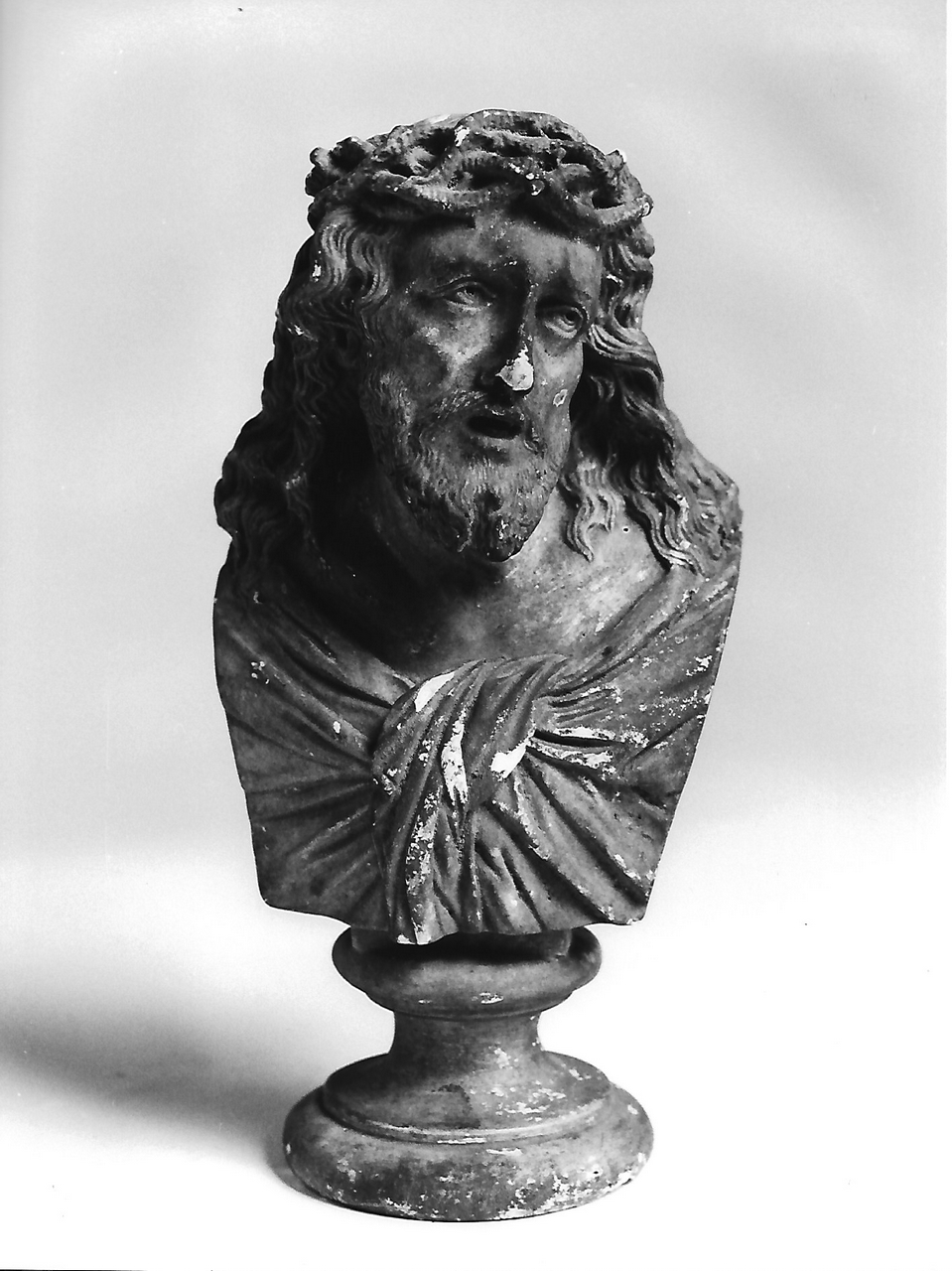 Cristo con corona di spine (calco, opera isolata) - Bottega coreglina (sec. XIX)