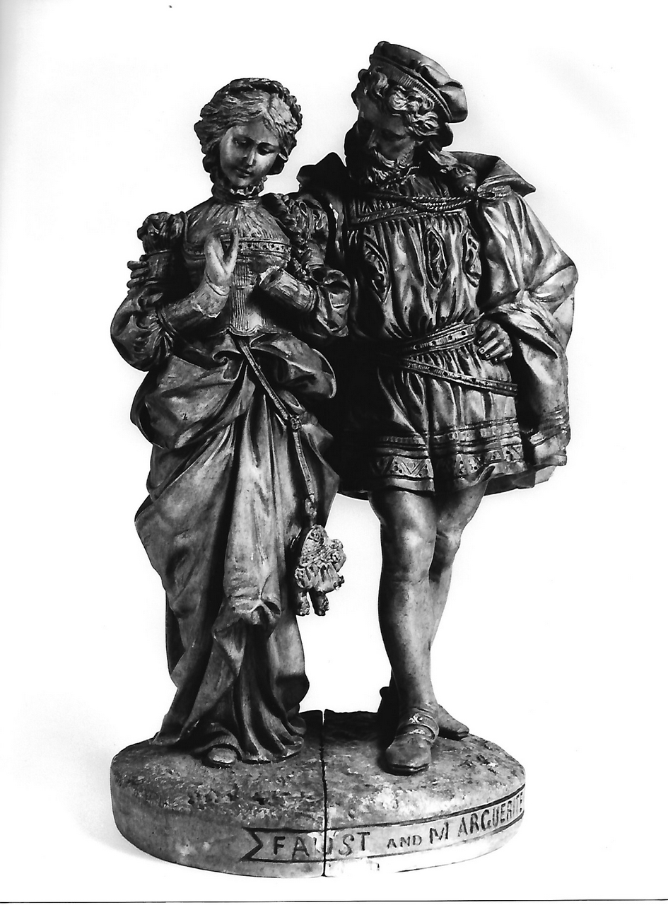Faust e Margherita (calco, insieme) - Bottega coreglina (sec. XIX)
