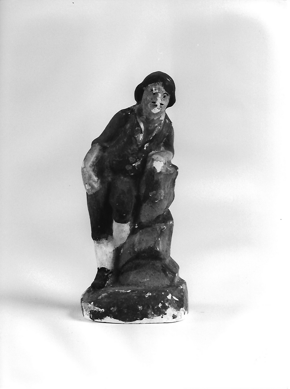 figura maschile (calco, opera isolata) - produzione coreglina (inizio sec. XX)