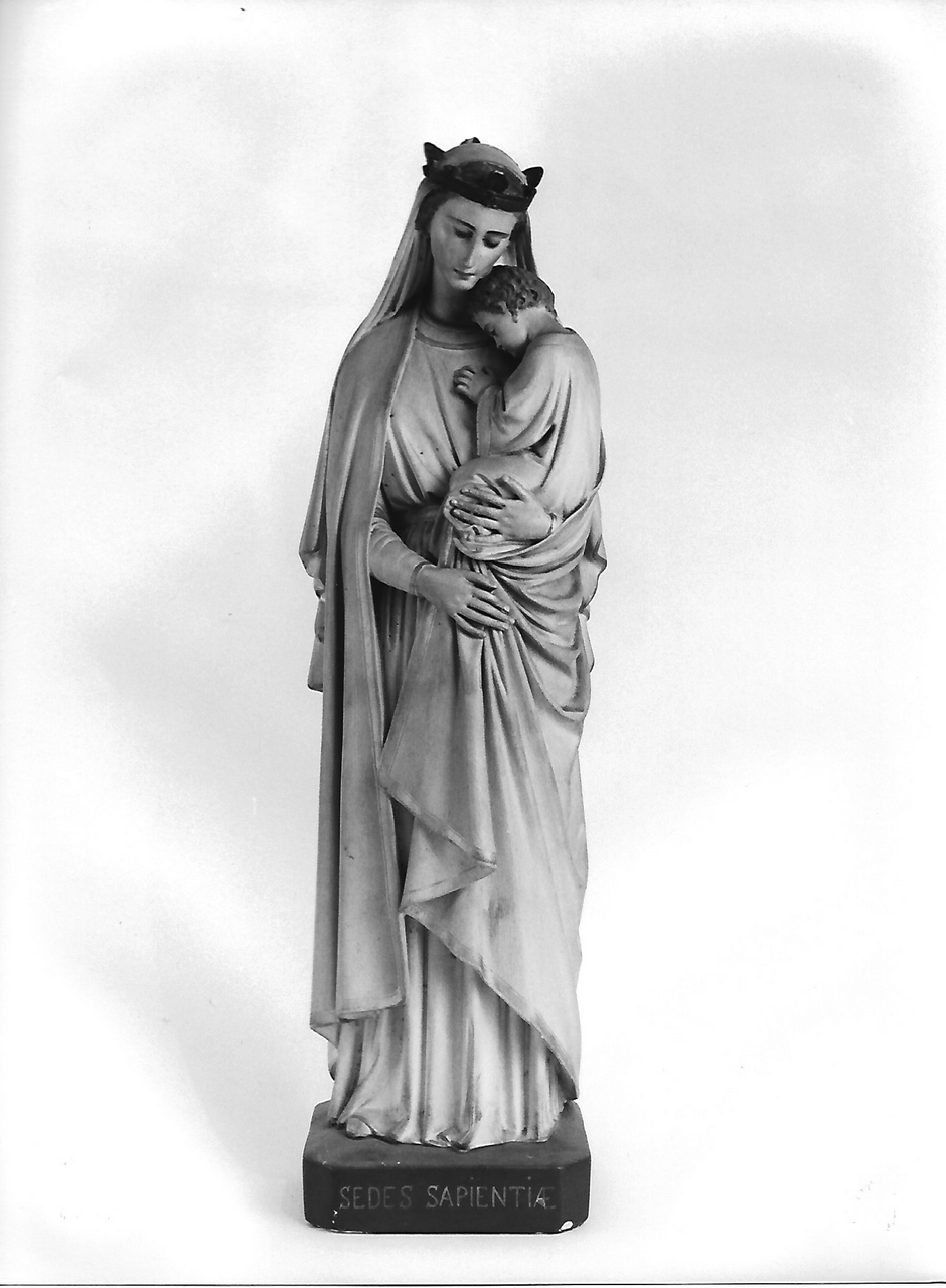 Madonna con bambino (calco, opera isolata) - produzione coreglina (secc. XIX/ XX)