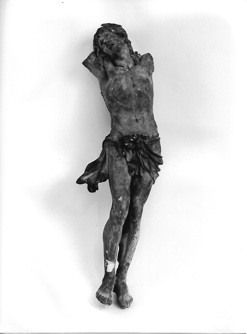 Cristo crocifisso (calco, opera isolata) - produzione coreglina (secc. XIX/ XX)